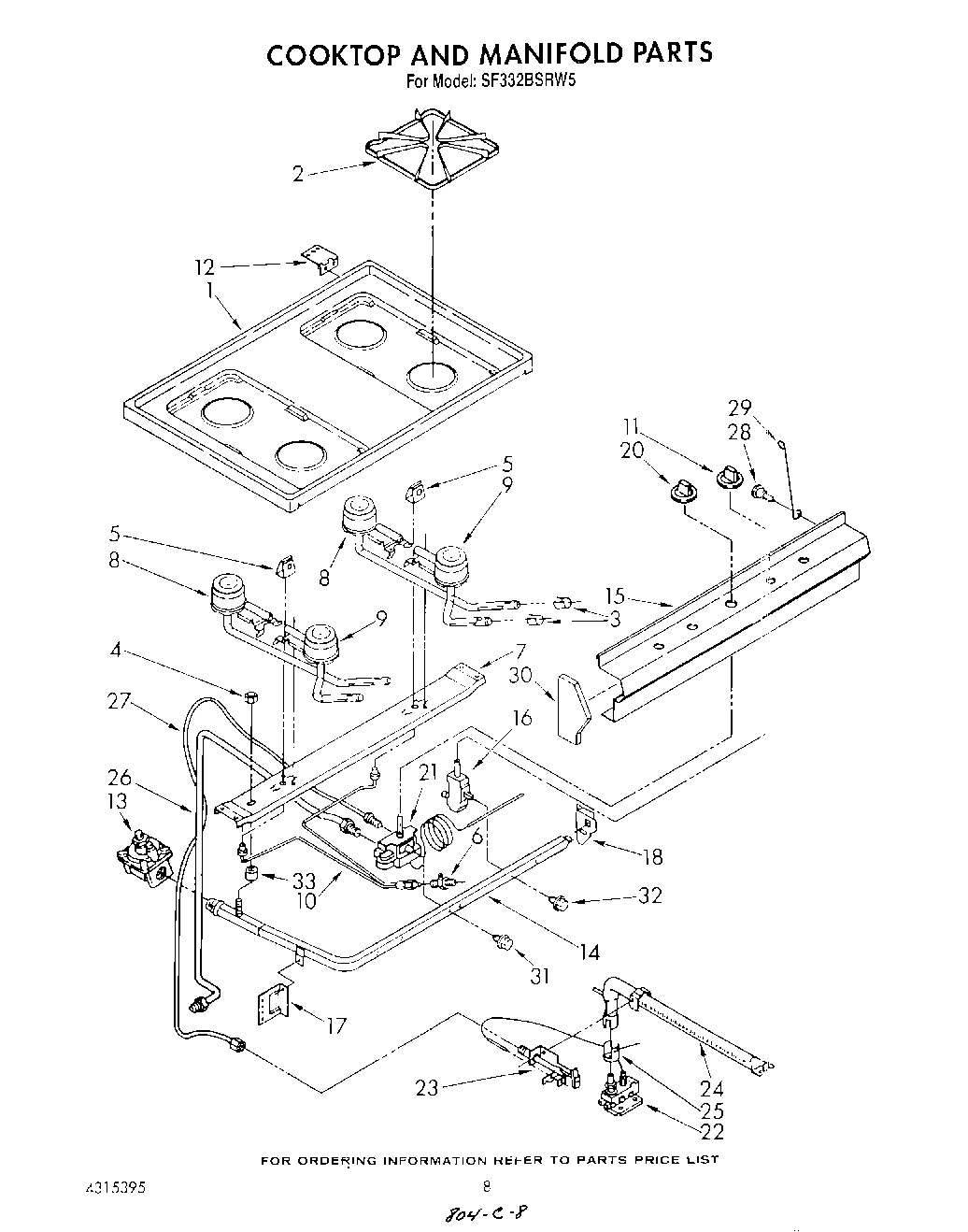 06 - COOK TOP AND MANIFOLD , LITERATURE
