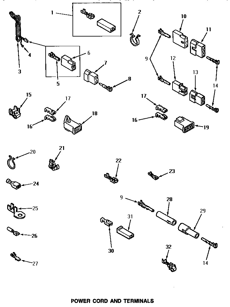 10 - POWER CORD & TERMINALS