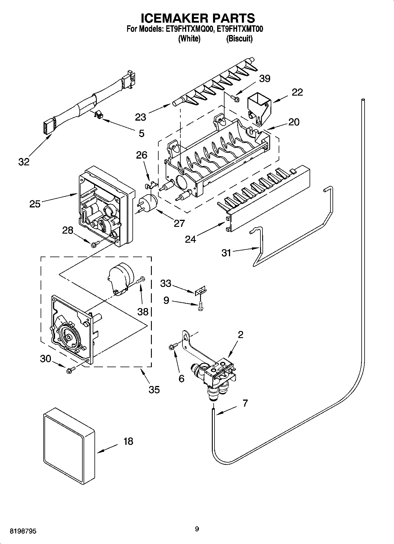 05 - ICEMAKER PARTS