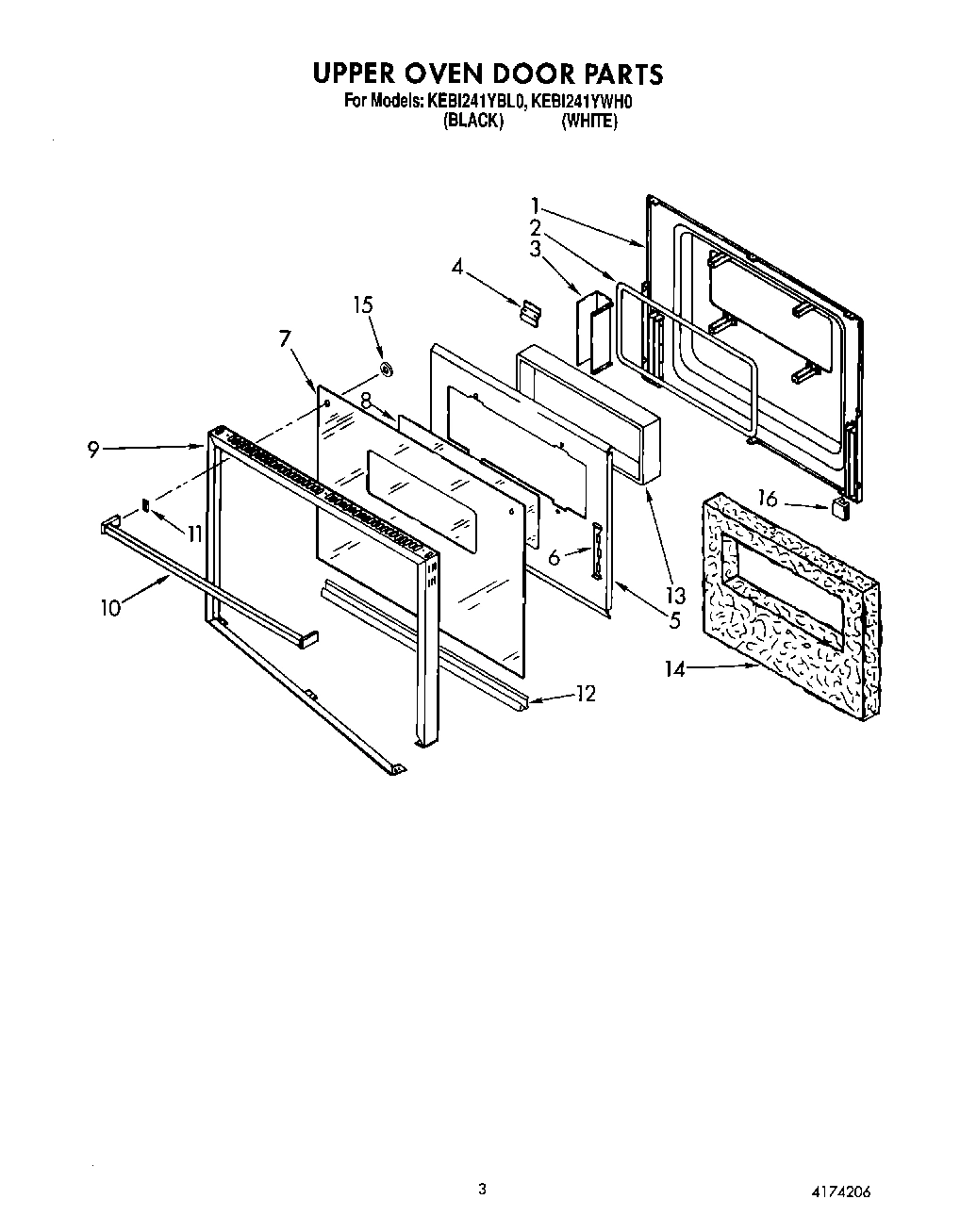 02 - UPPER OVEN DOOR