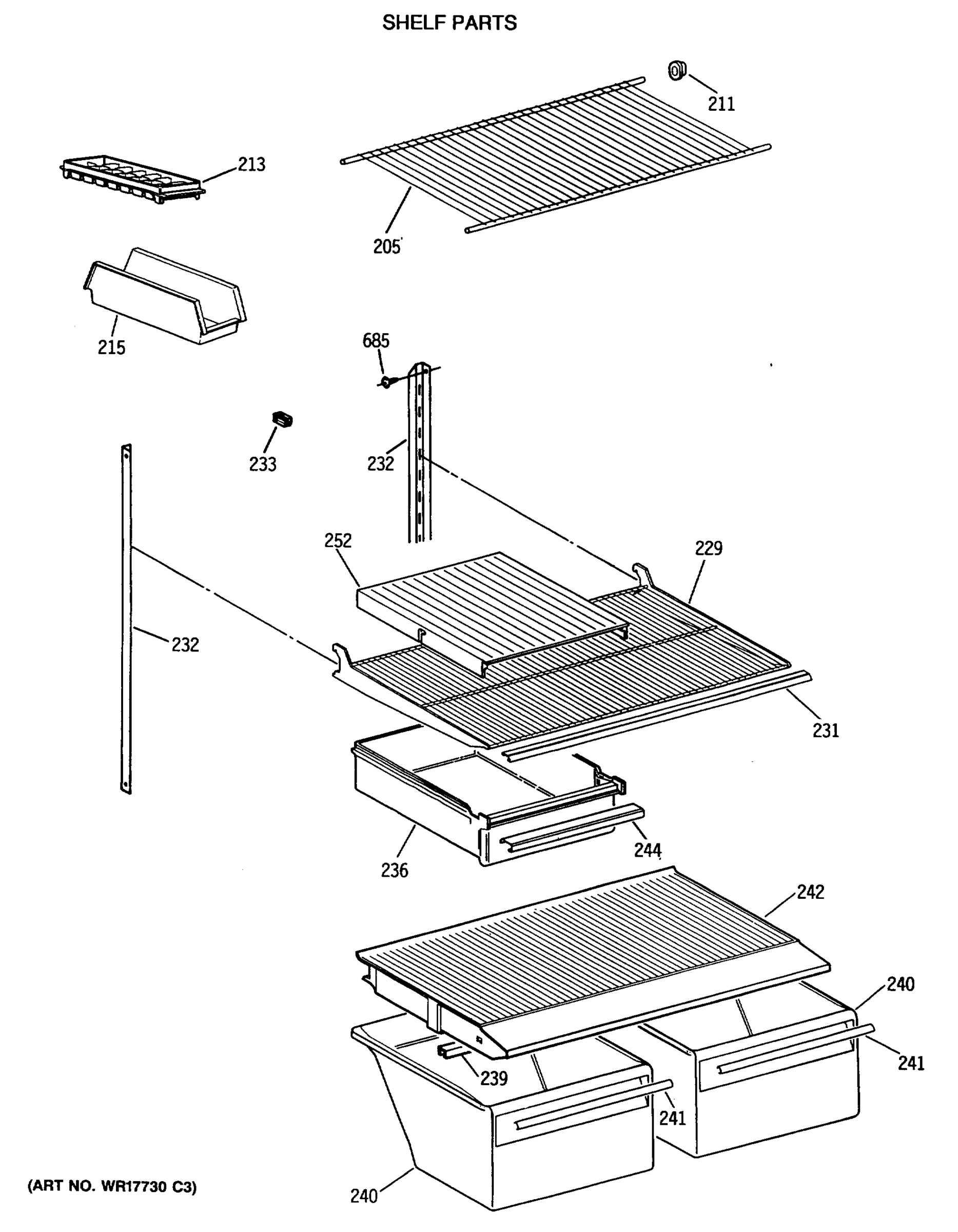 SHELF PARTS