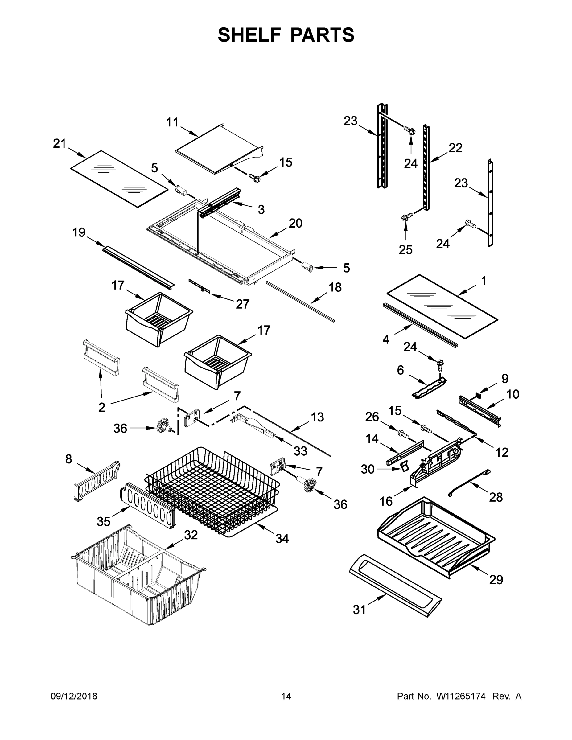 08 - SHELF PARTS