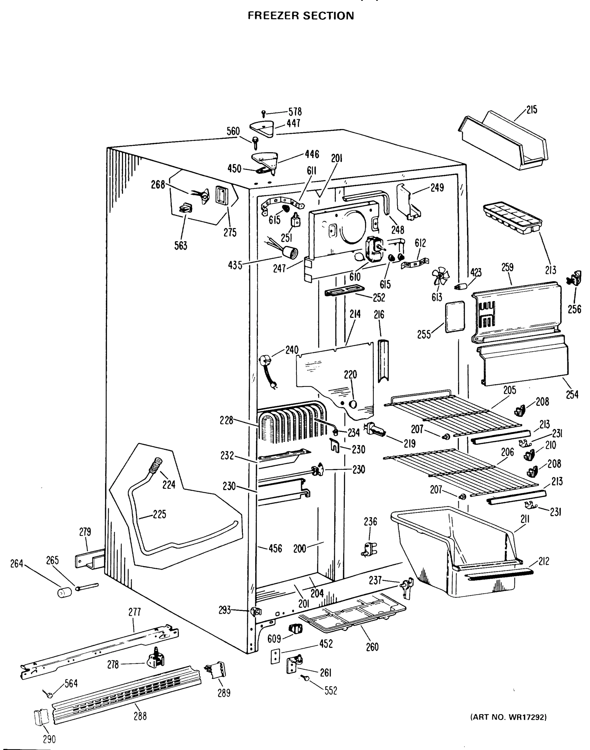 FREEZER SECTION