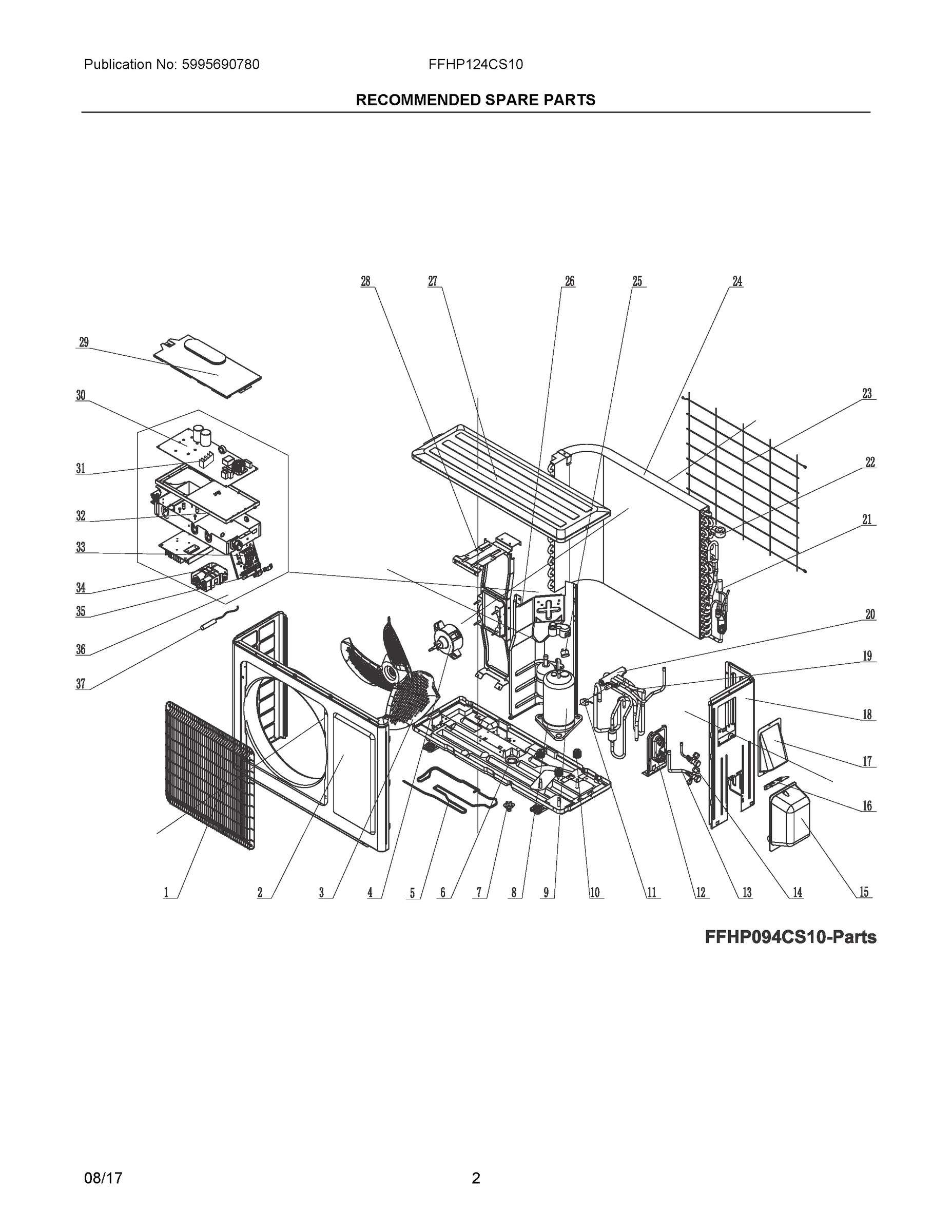 02 - RECOMMENDED SPARE PARTS