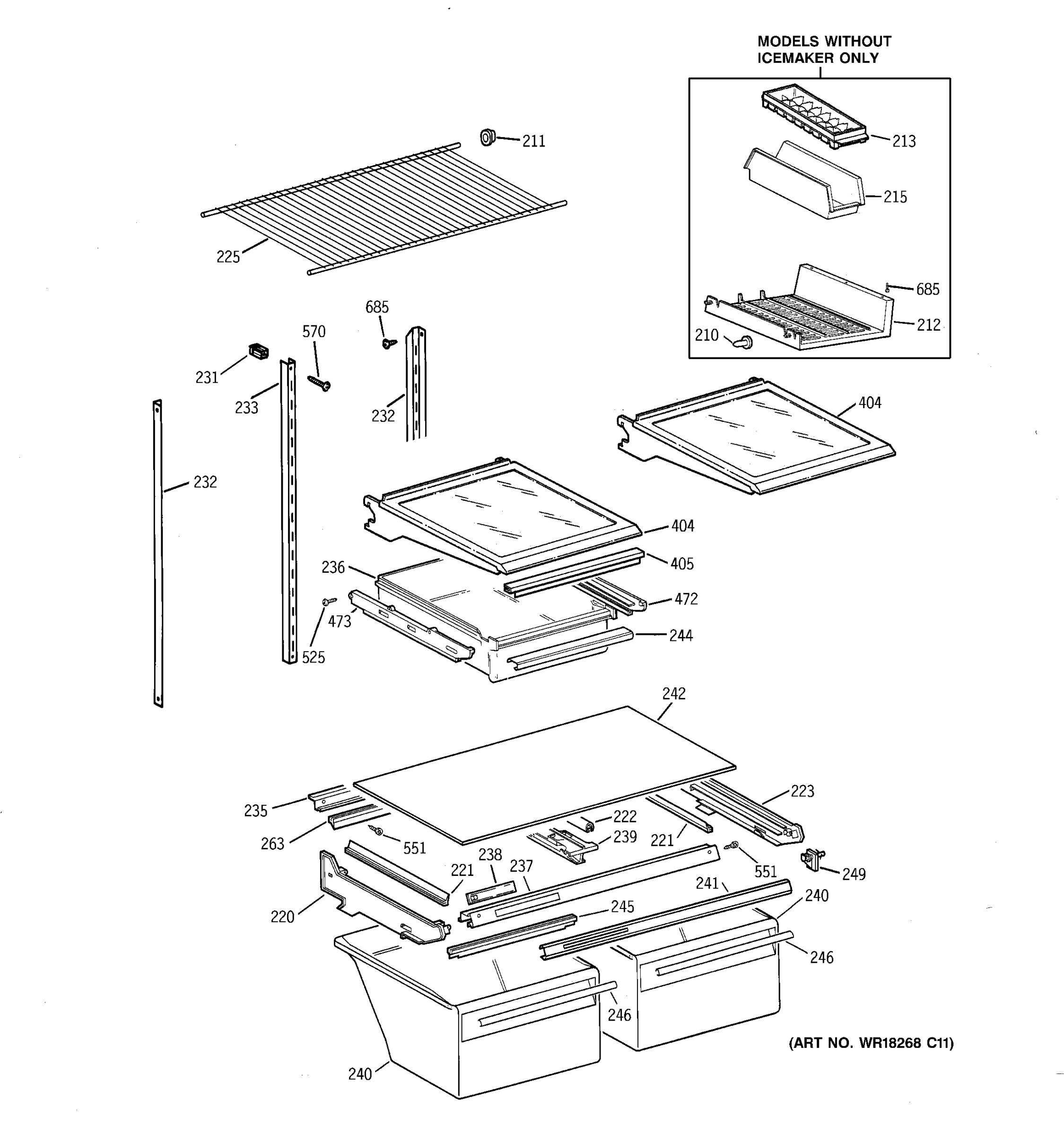 SHELF PARTS