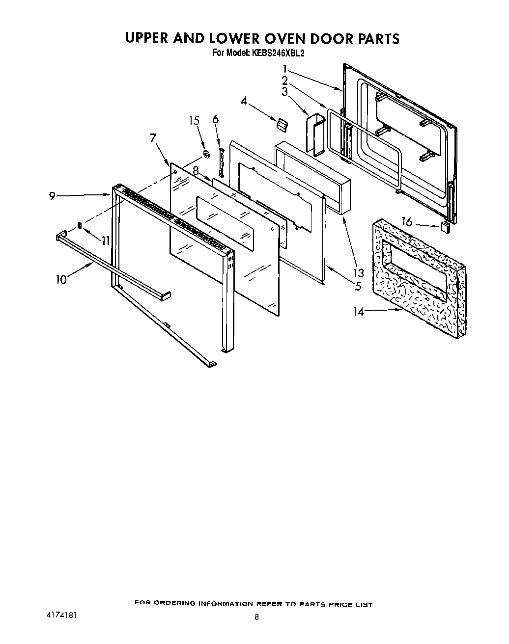 05 - UPPER AND LOWER OVEN DOOR