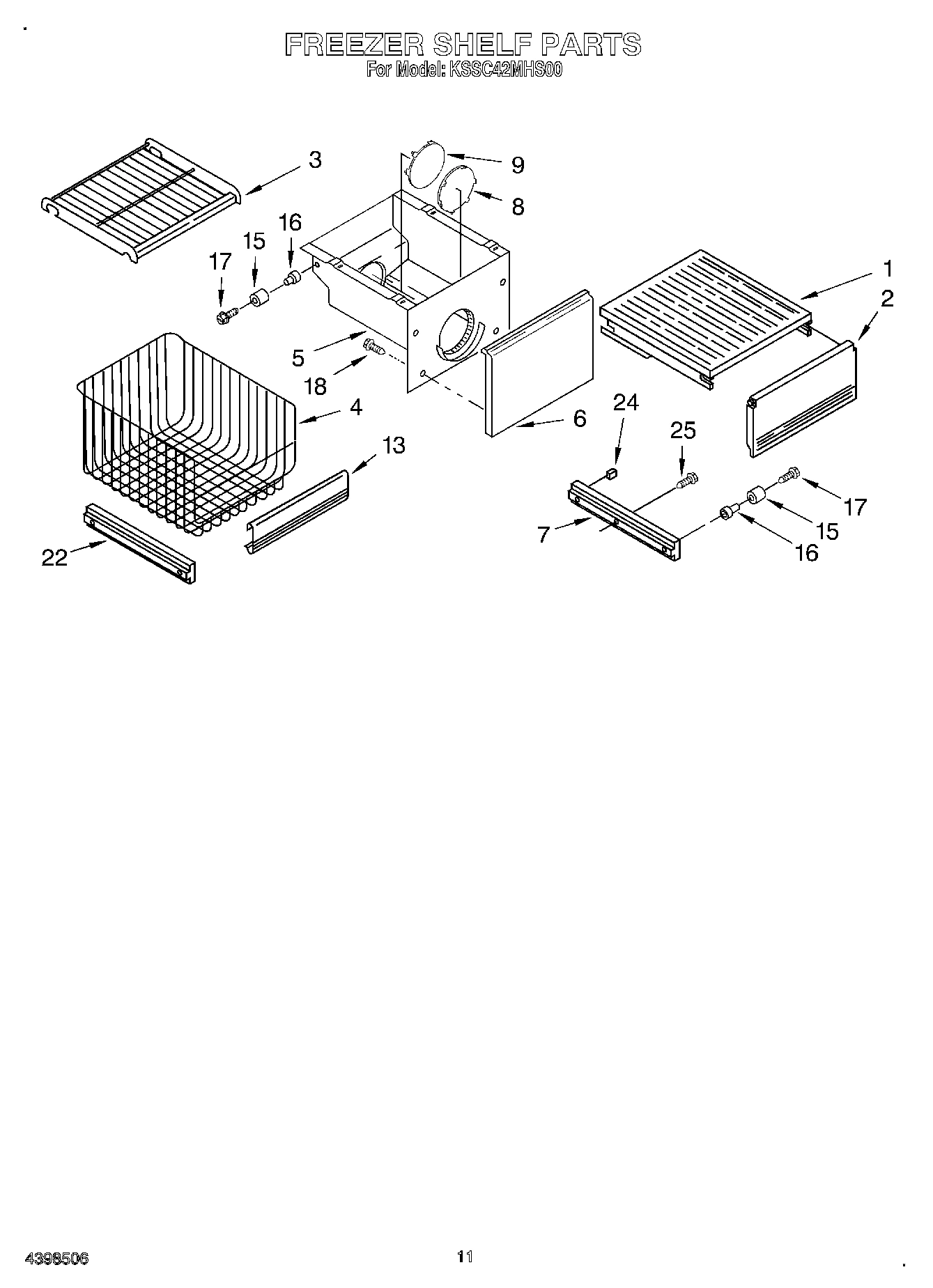 08 - FREEZER SHELF