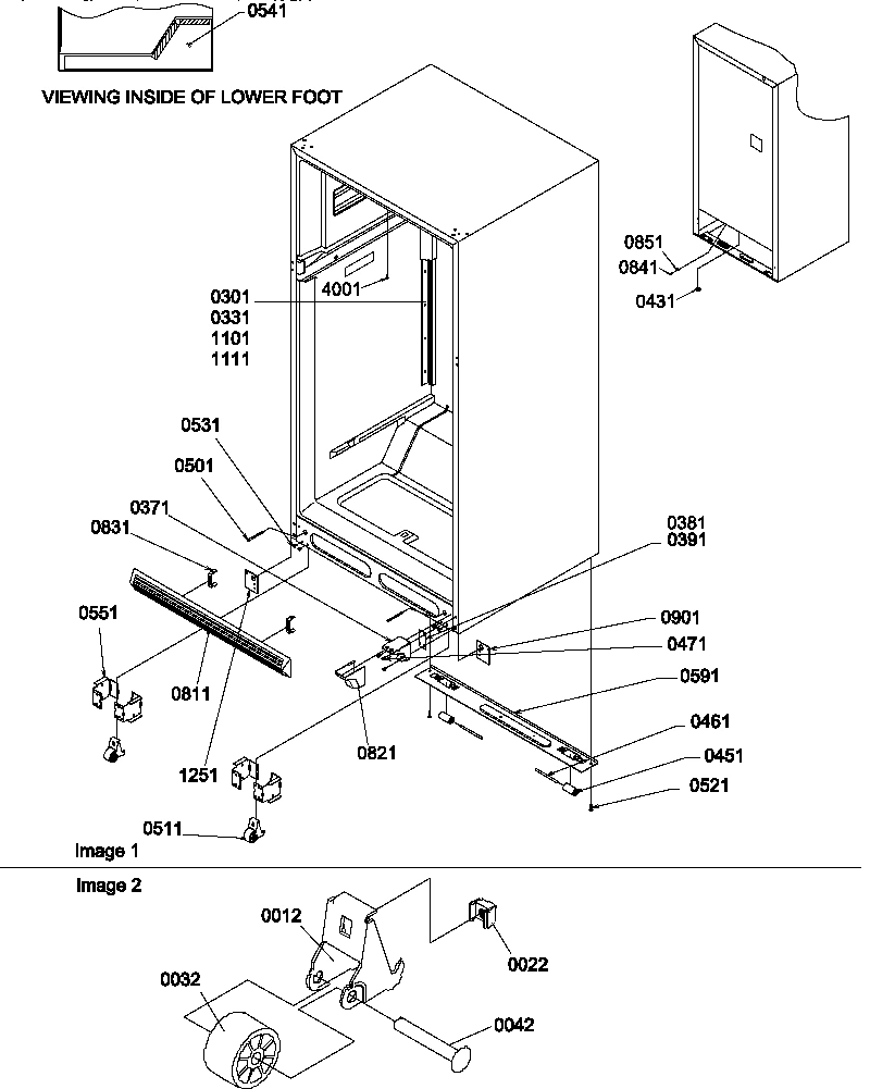 07 - LADDERS, LOWER CABINET AND ROLLERS