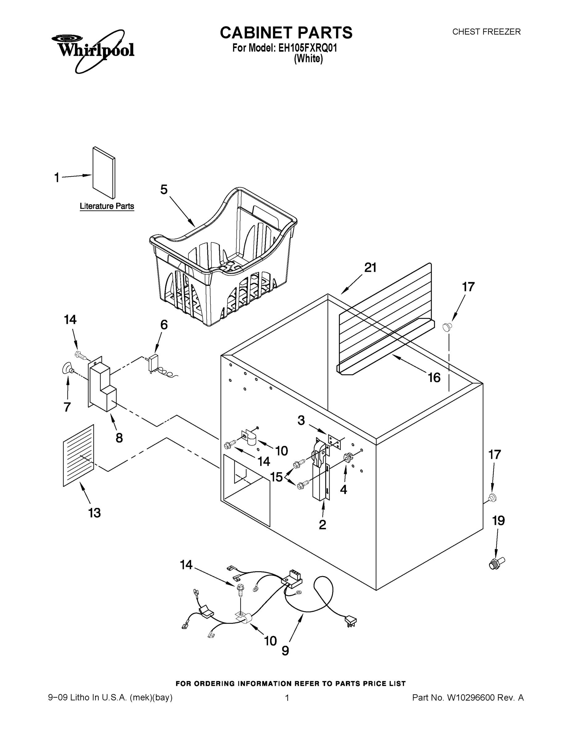 01 - CABINET PARTS