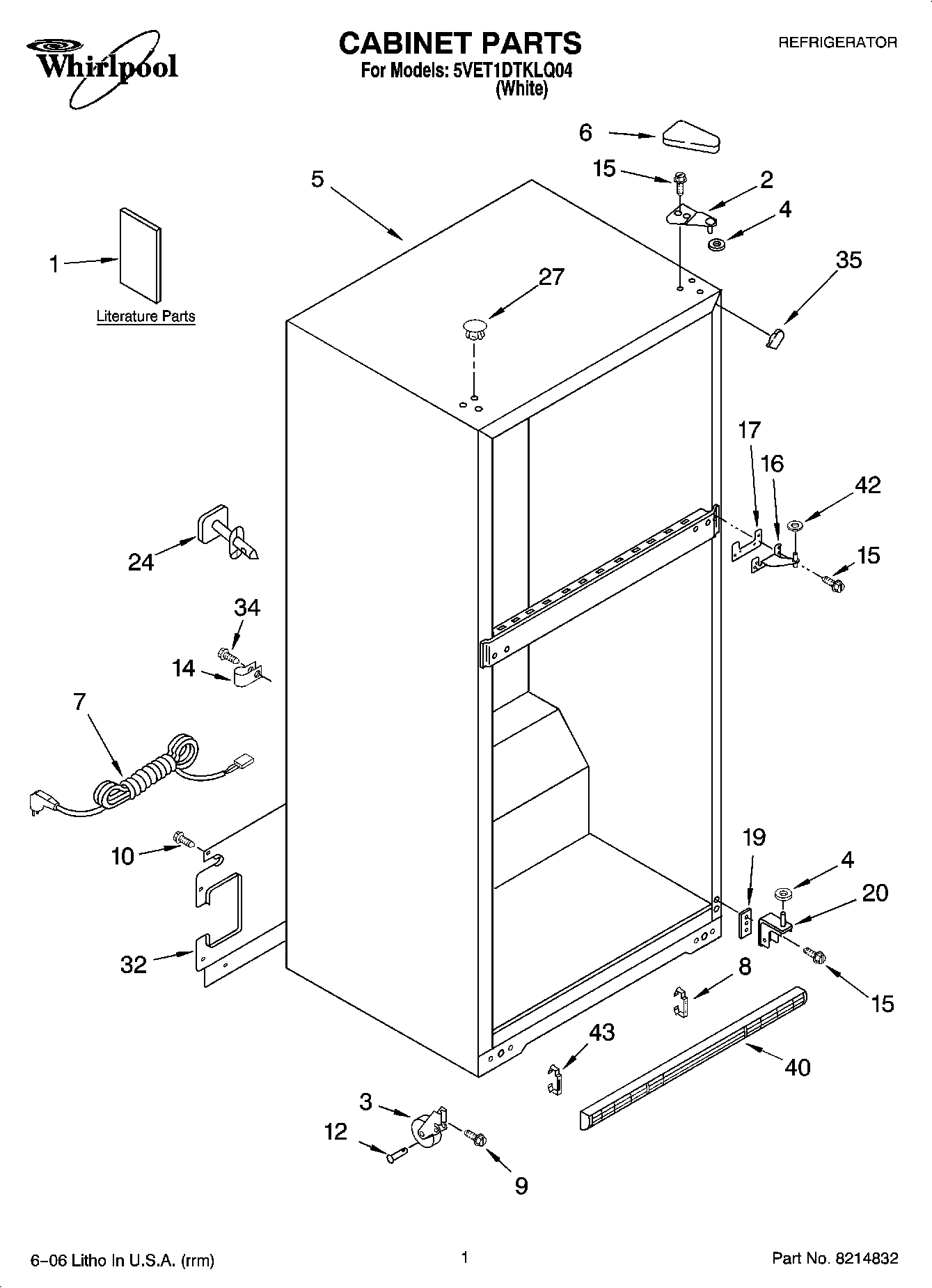01 - CABINET PARTS