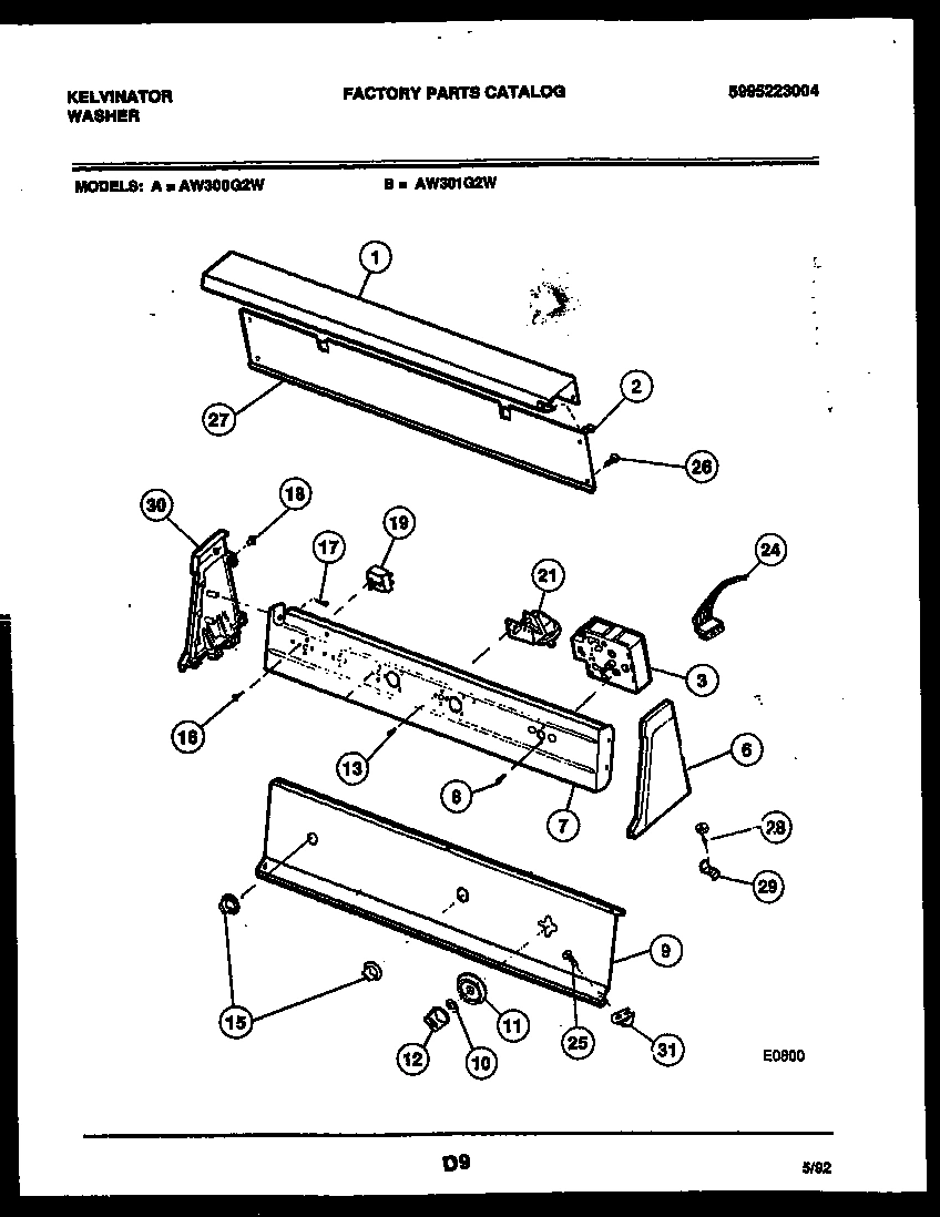 05 - CONSOLE AND CONTROL PARTS