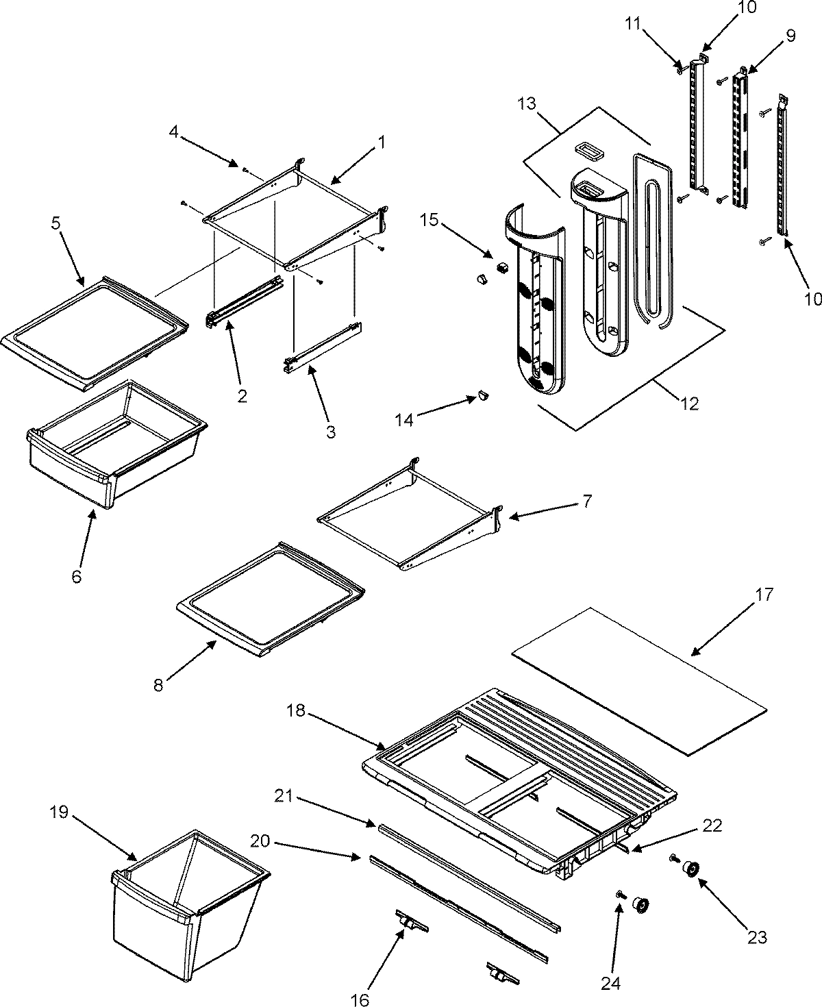 07 - SHELVES & ACCESSORIES