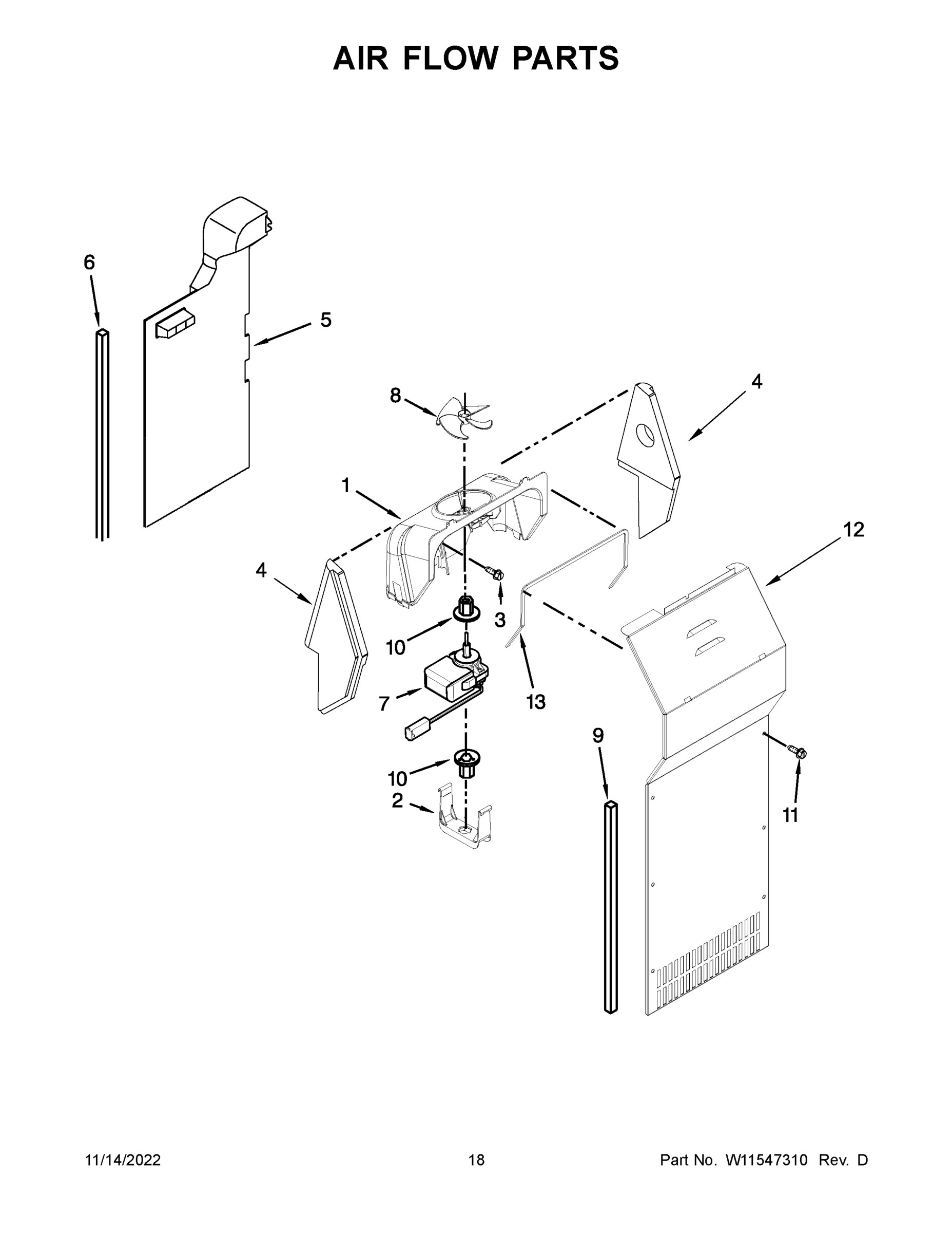 10 - AIR FLOW PARTS