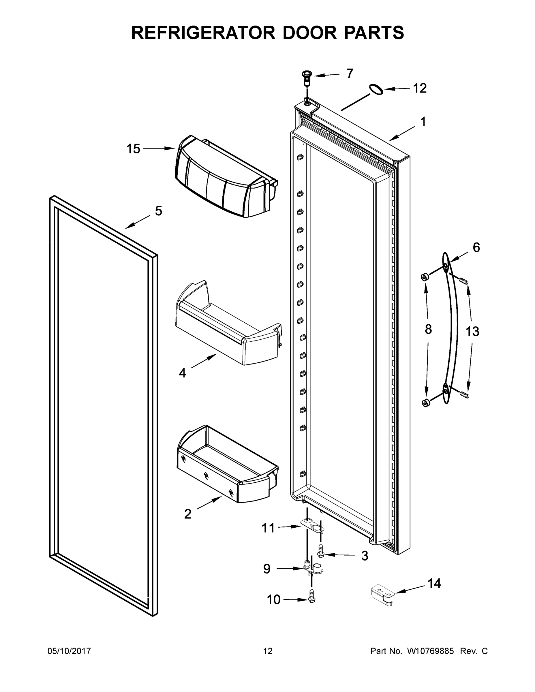 07 - REFRIGERATOR DOOR PARTS