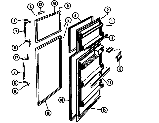 02 - FOOD AND FREEZER DOORS