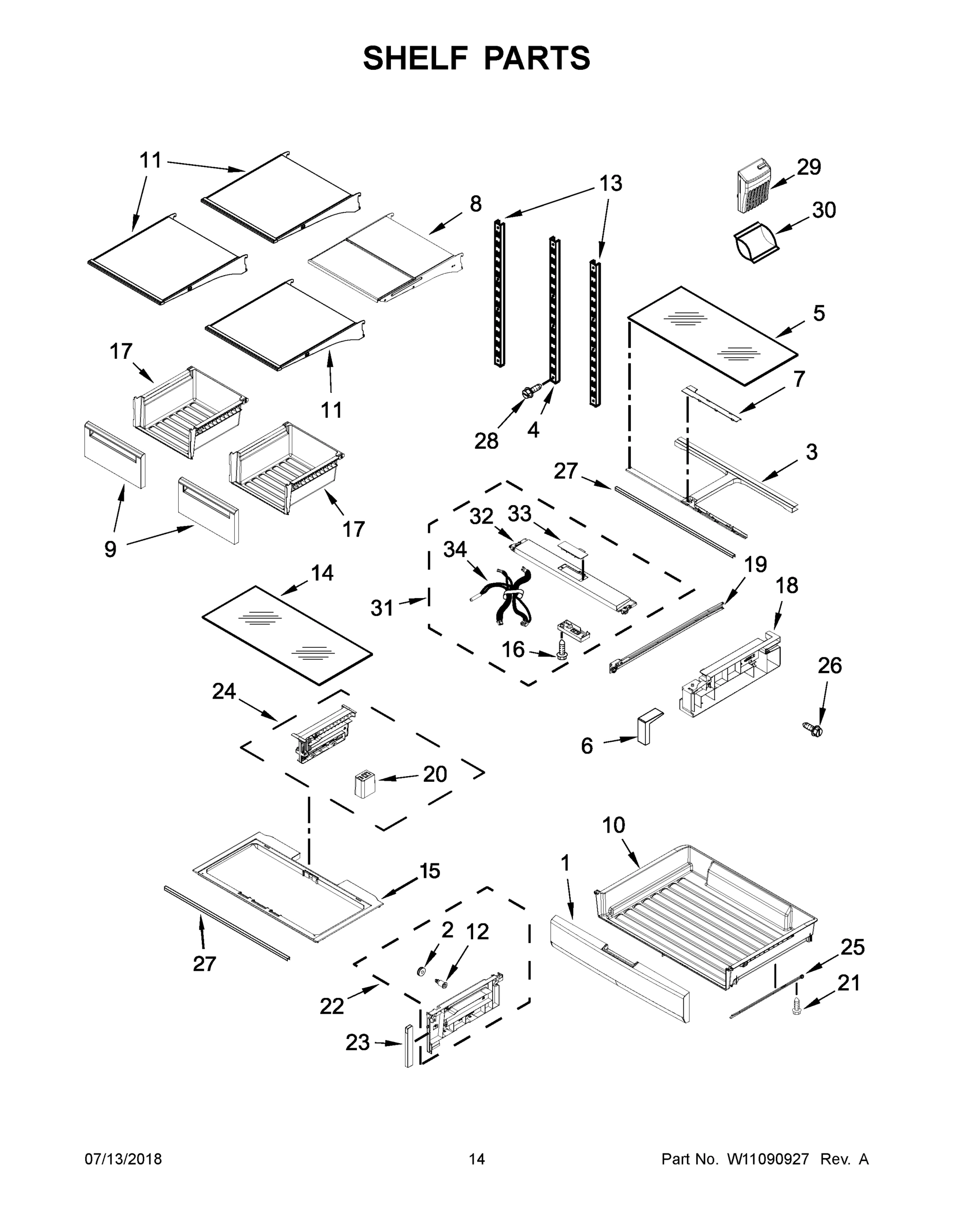 08 - SHELF PARTS