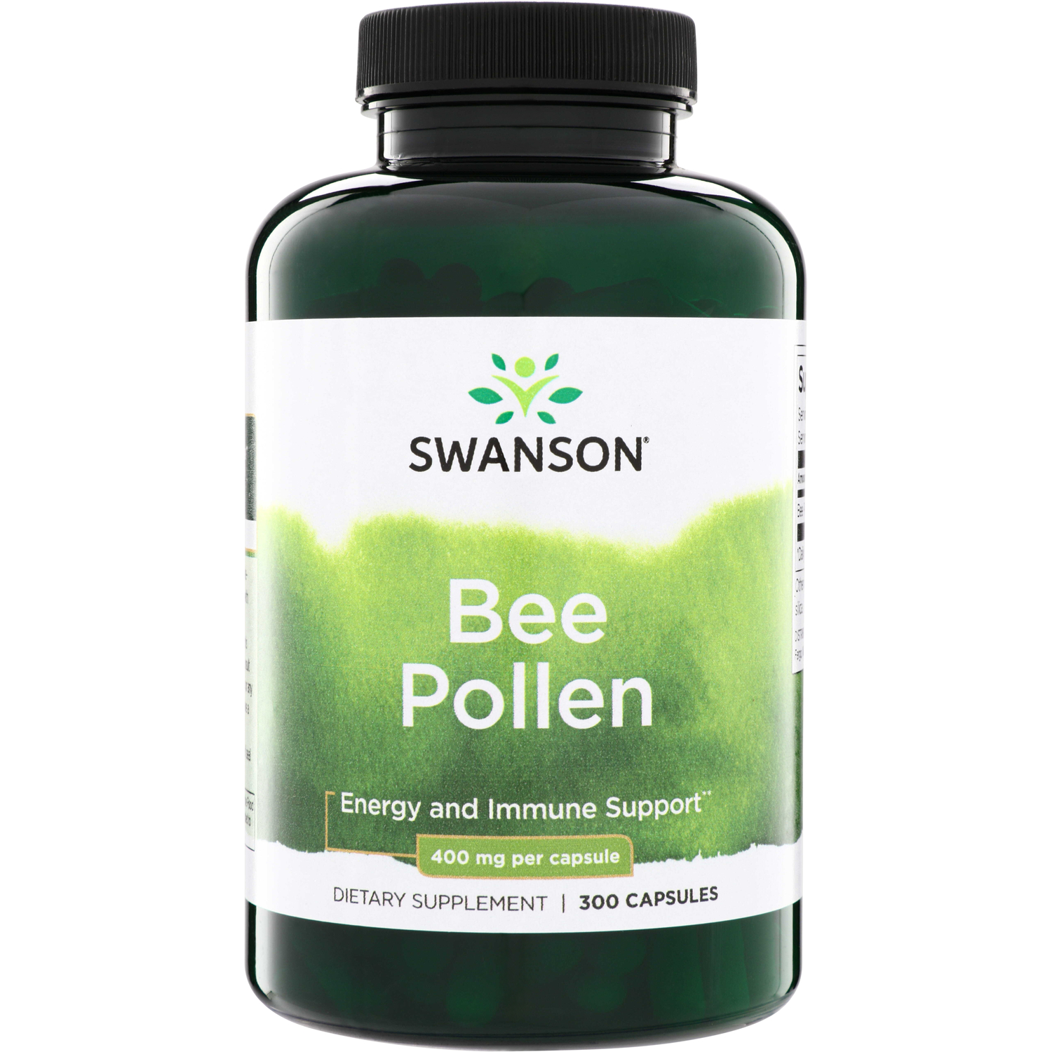Swanson Bee Pollen Antioxidant and Immune Support, 400 mg, 300 Capsules