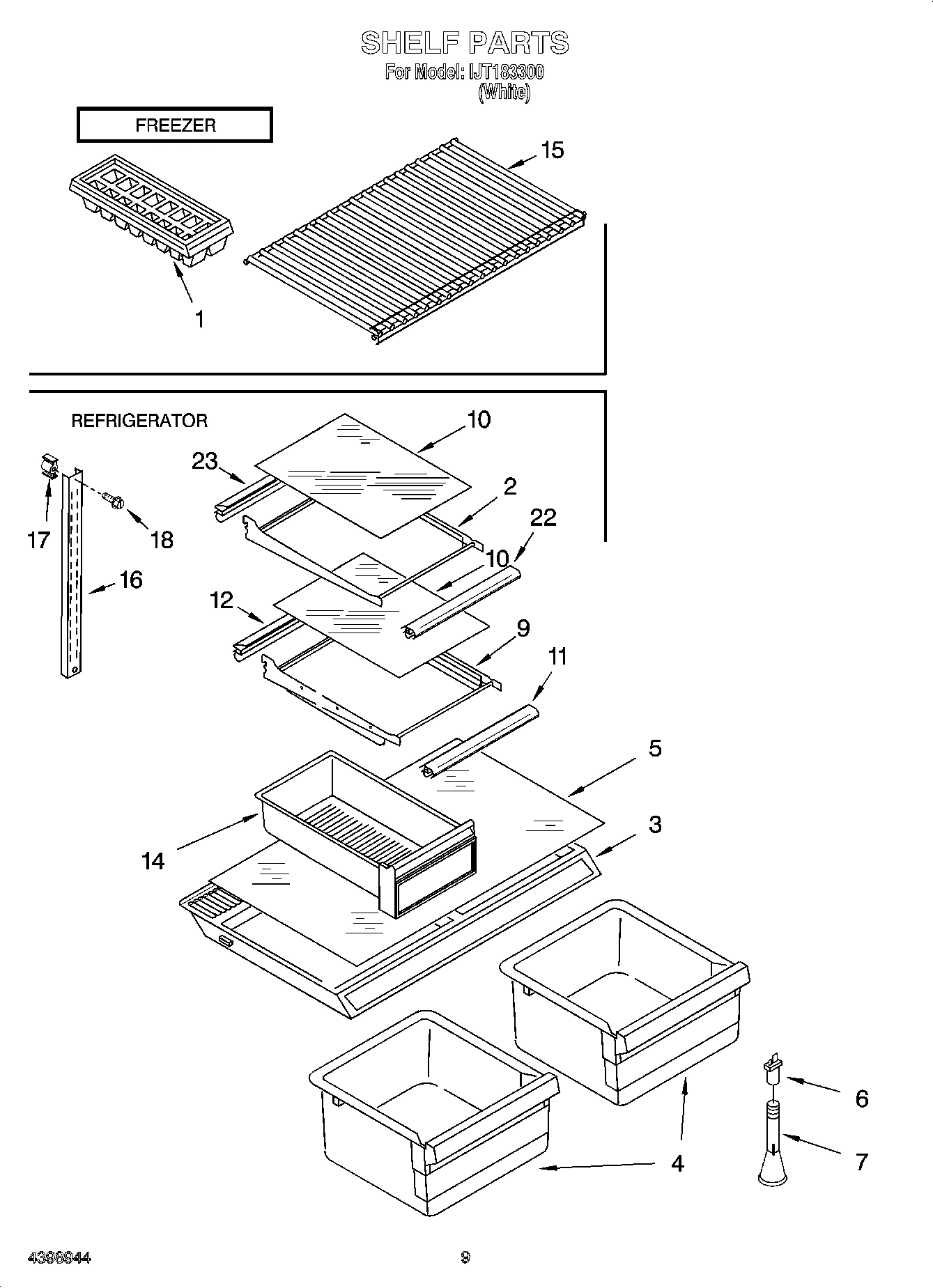 05 - SHELF PARTS, OPTIONAL PARTS