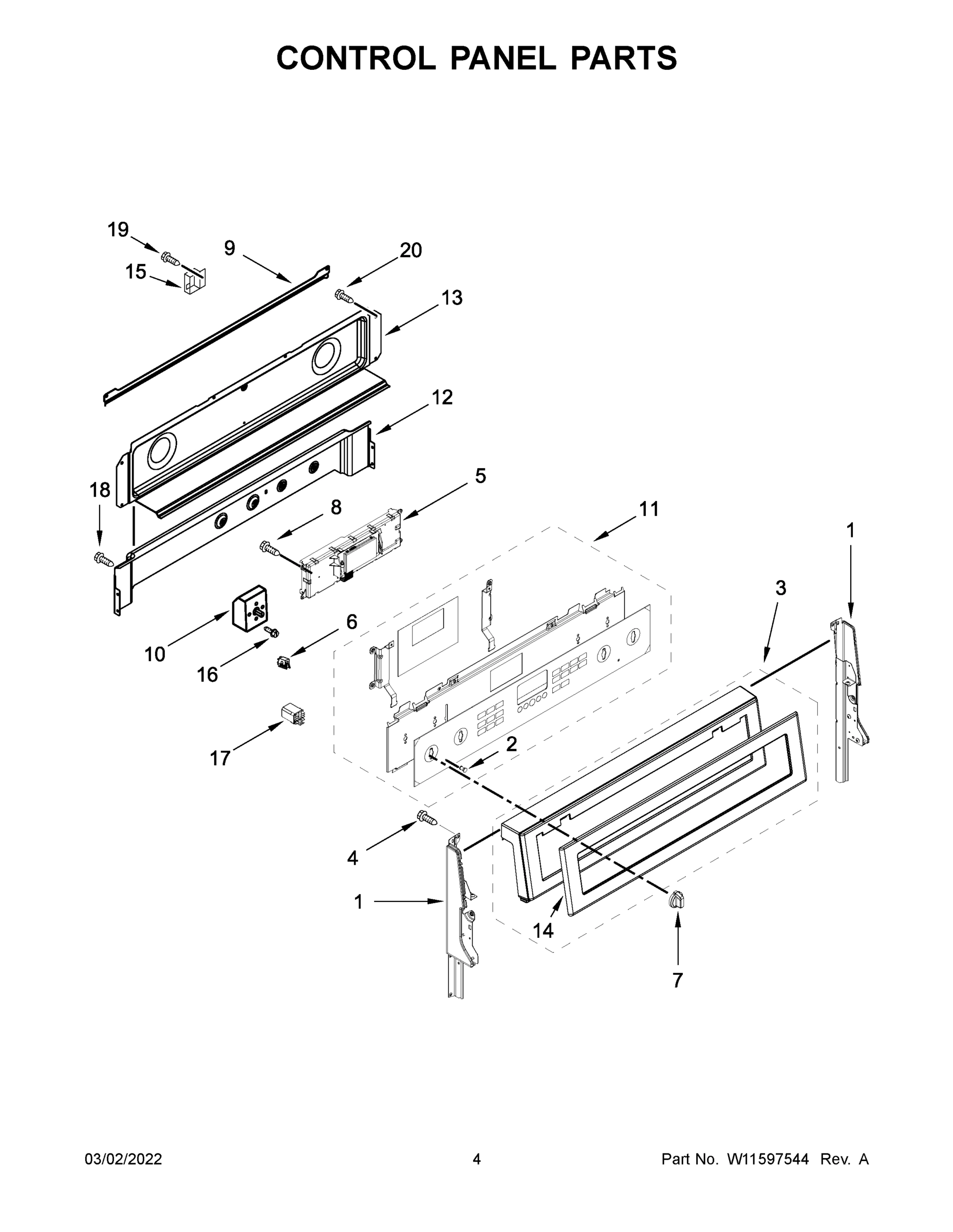 03 - CONTROL PANEL PARTS