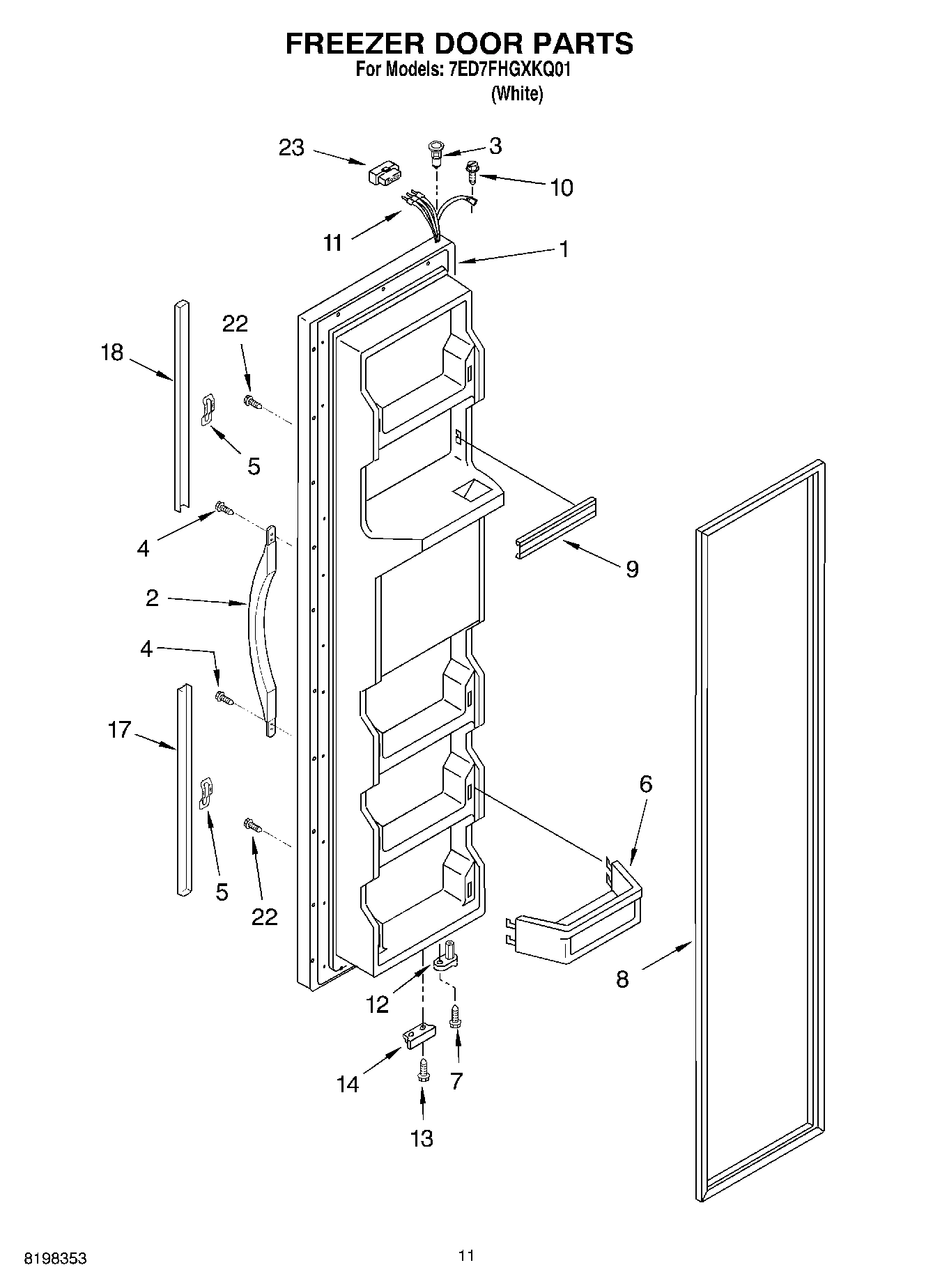 07 - FREEZER DOOR