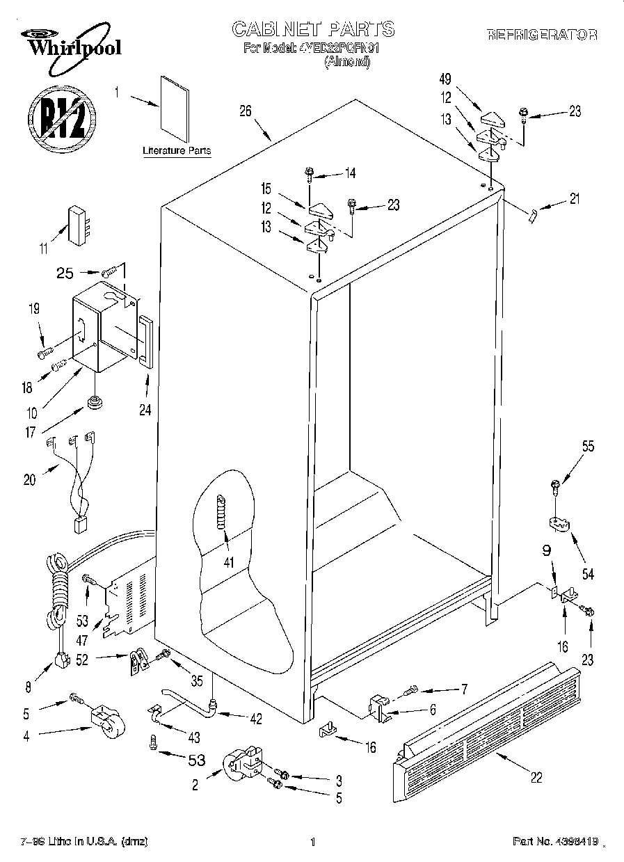 01 - CABINET, LITERATURE