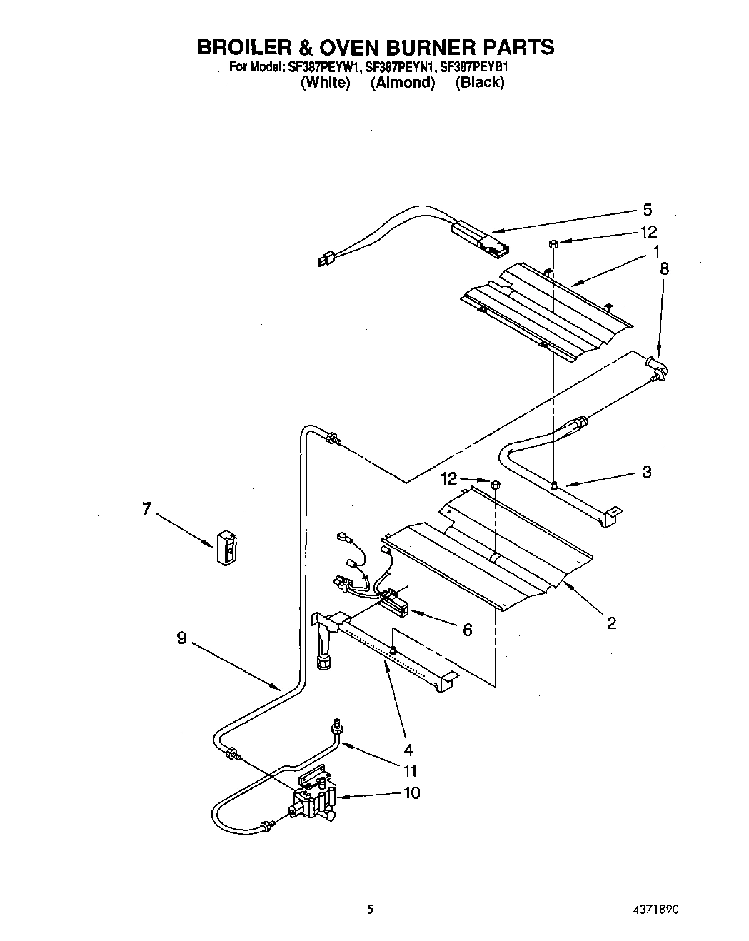 04 - BROILER AND OVEN BURNER
