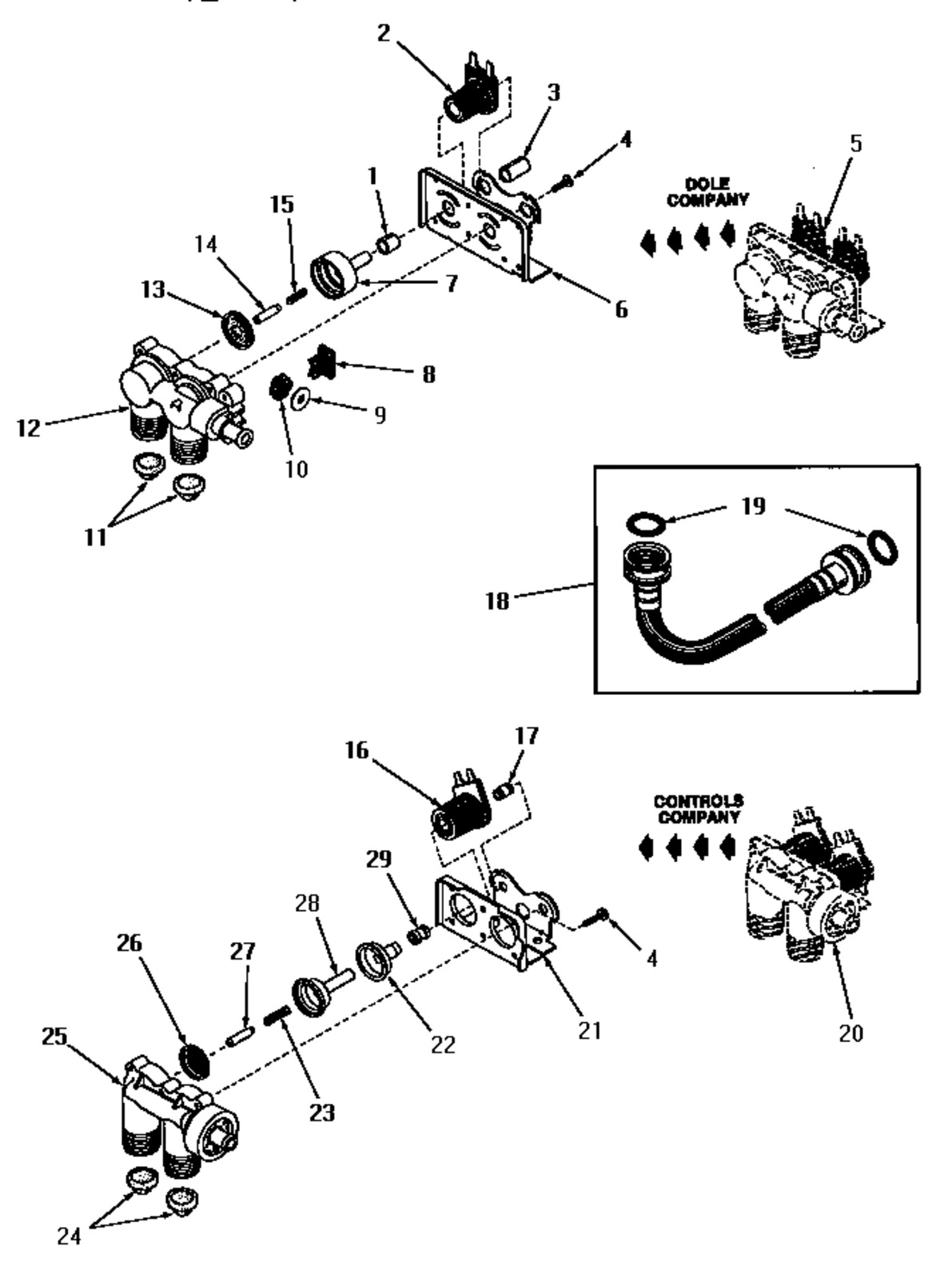 01 - 25832 AND 25833 MIXING VALVE ASSEMBLIES