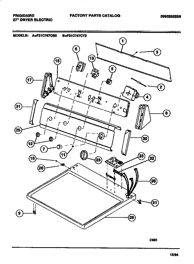 04 - CONSOLE, CONTROLS, TOP PANEL