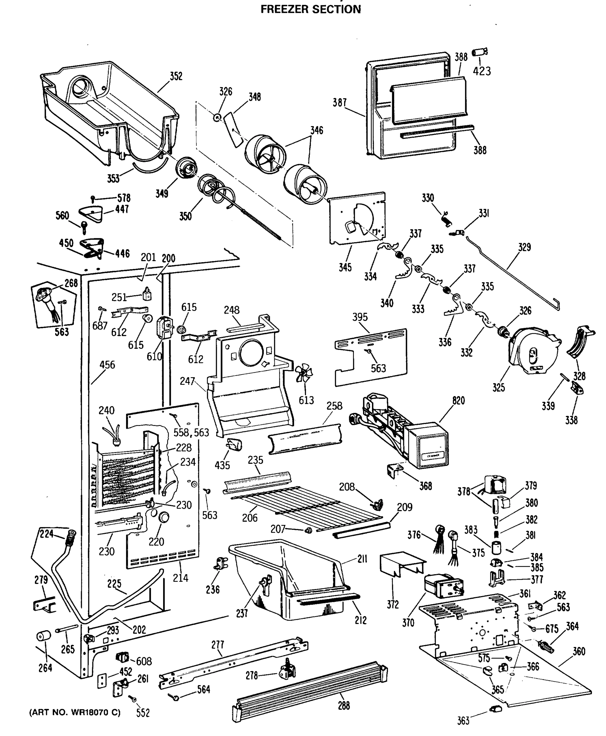 FREEZER SECTION