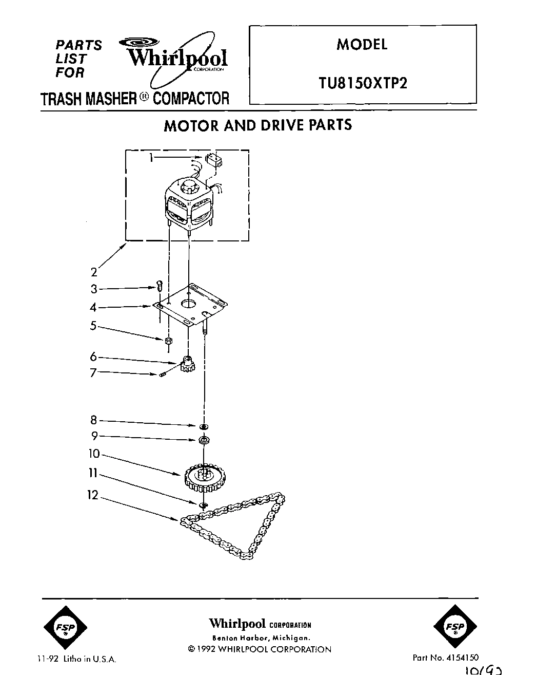 01 - MOTOR AND DRIVE, LIT/OPTIONAL