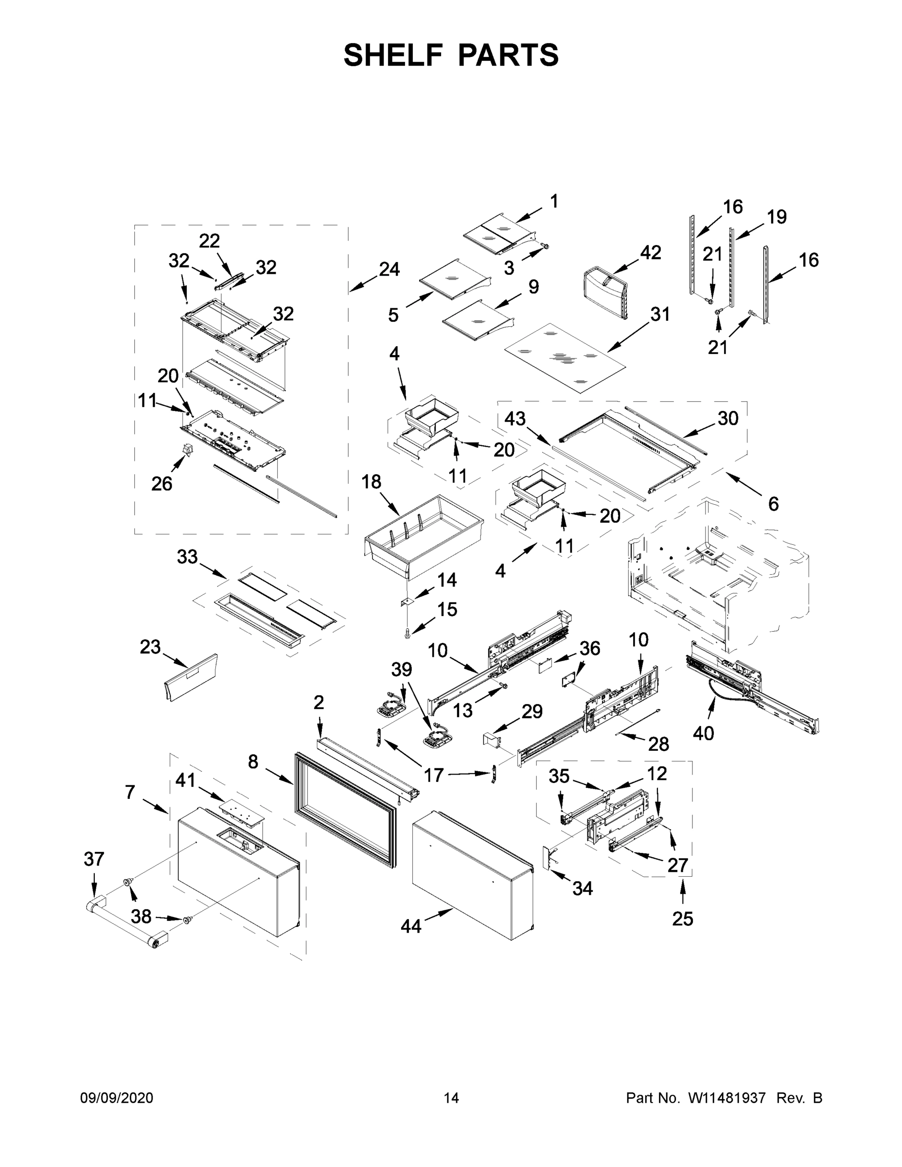 08 - SHELF PARTS