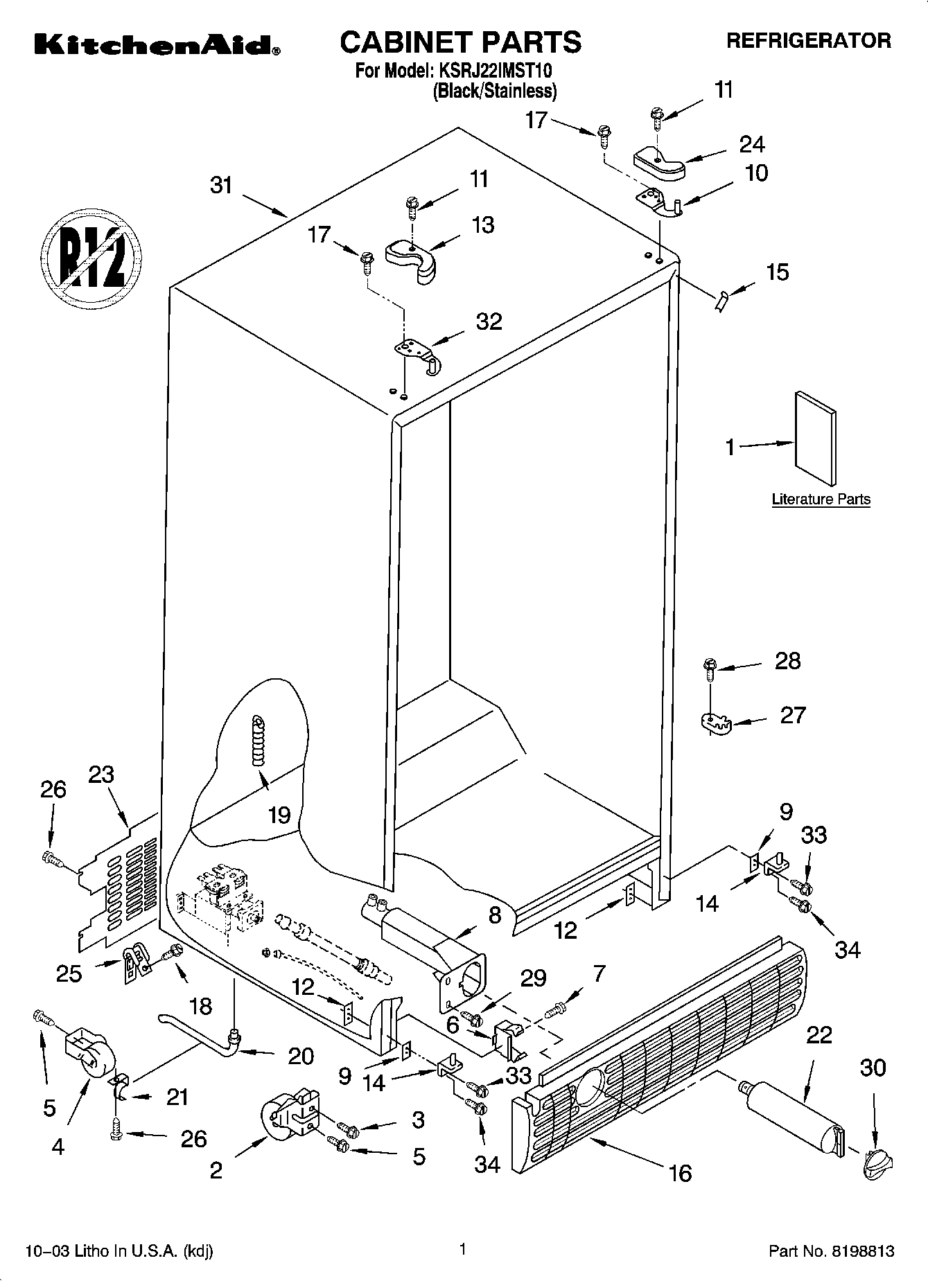 01 - CABINET PARTS