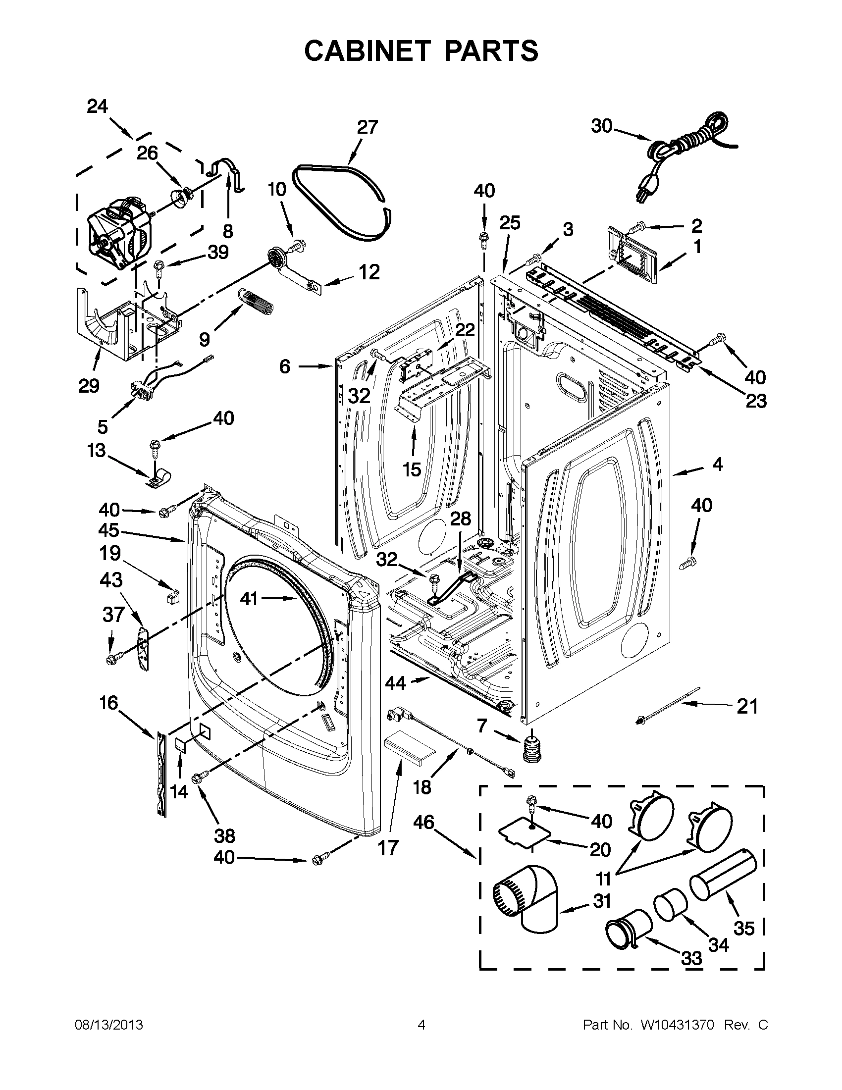 02 - CABINET PARTS
