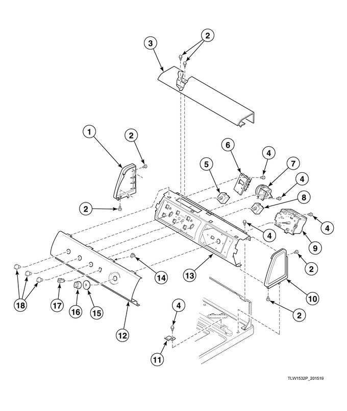 Graphic Panel, Control Support Panel And Controls