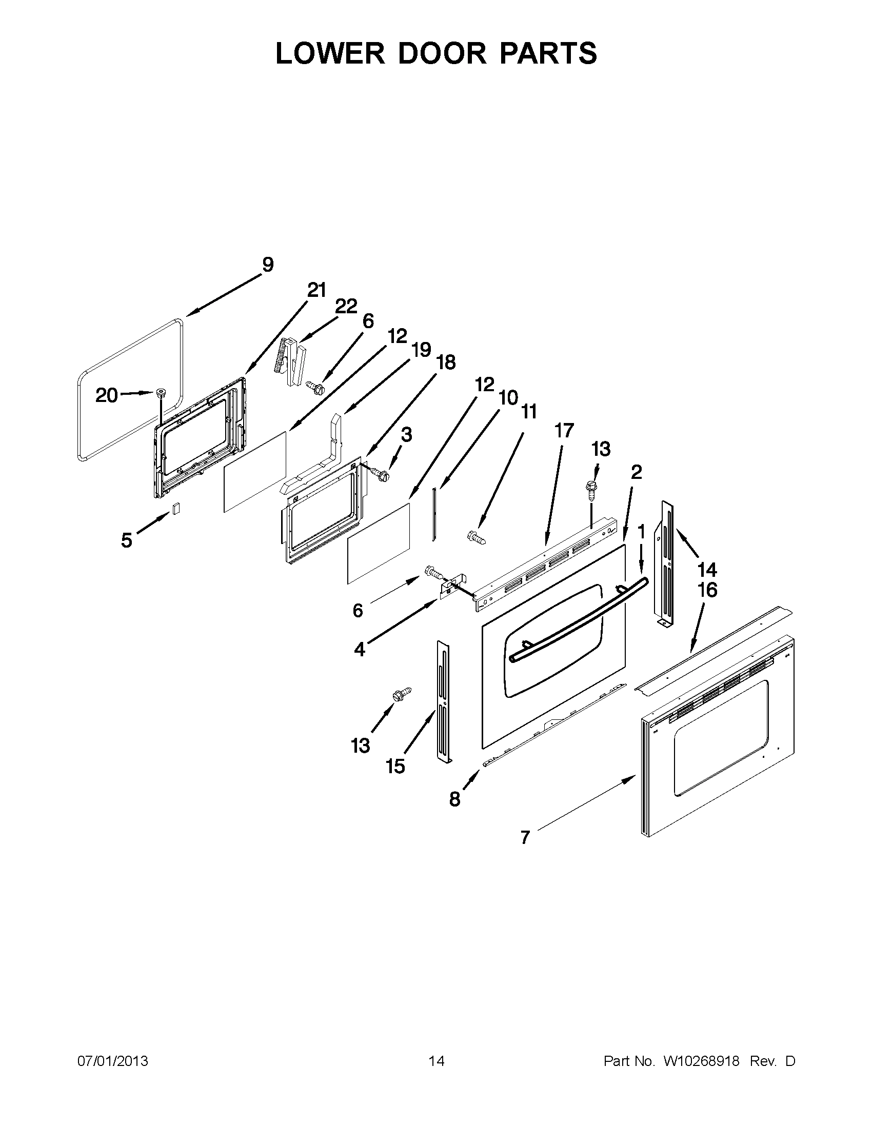 07 - LOWER DOOR PARTS