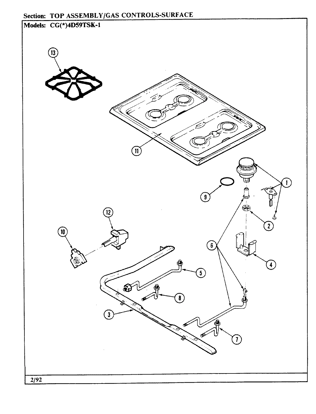06 - GAS CONTROLS (TOP)