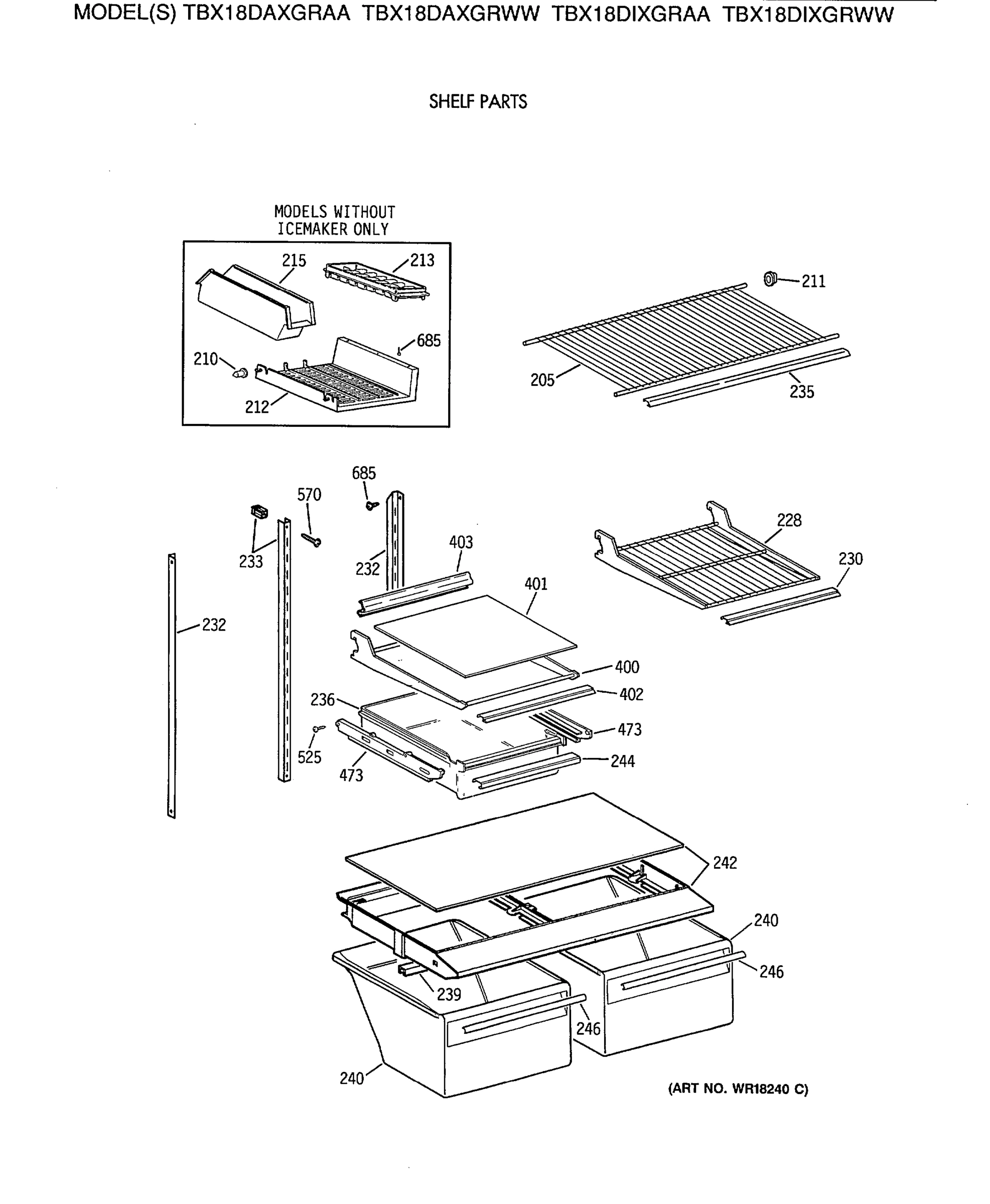 SHELF PARTS