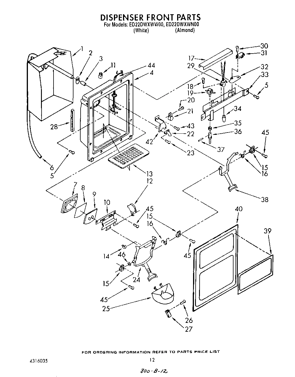 09 - DISPENSER FRONT