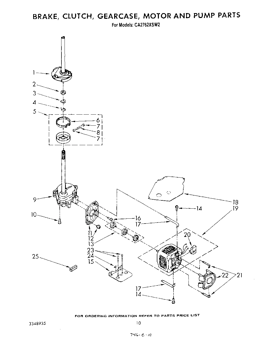 08 - BRAKE, CLUTCH, GEARCASE, MOTOR AND PUMP
