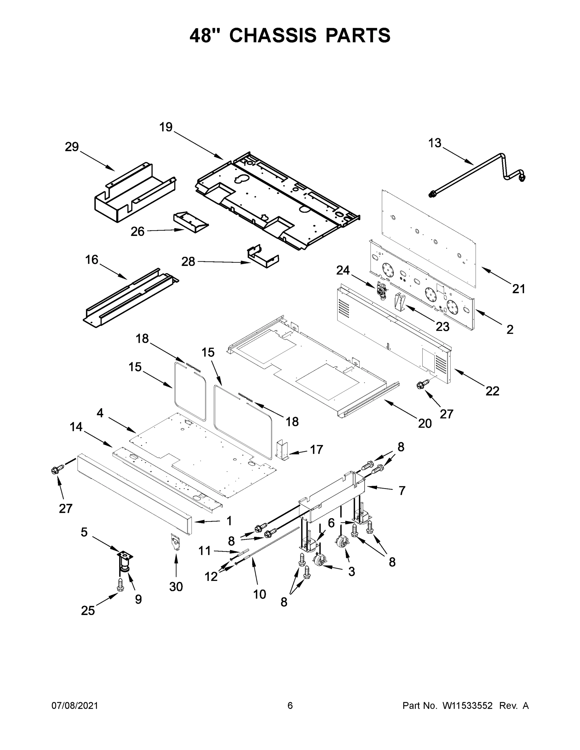 04 - 48" CHASSIS PARTS