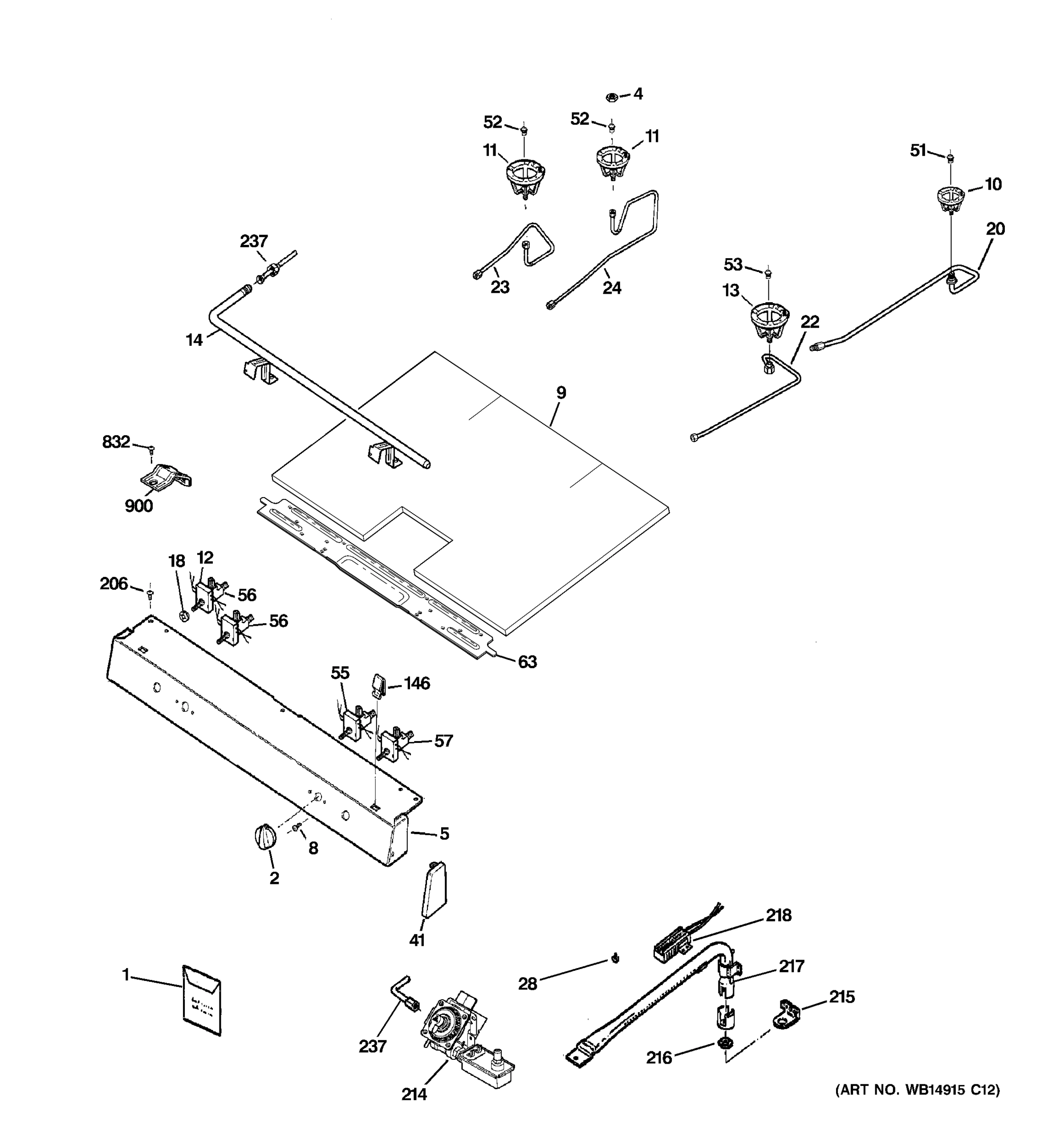 GAS & BURNER PARTS