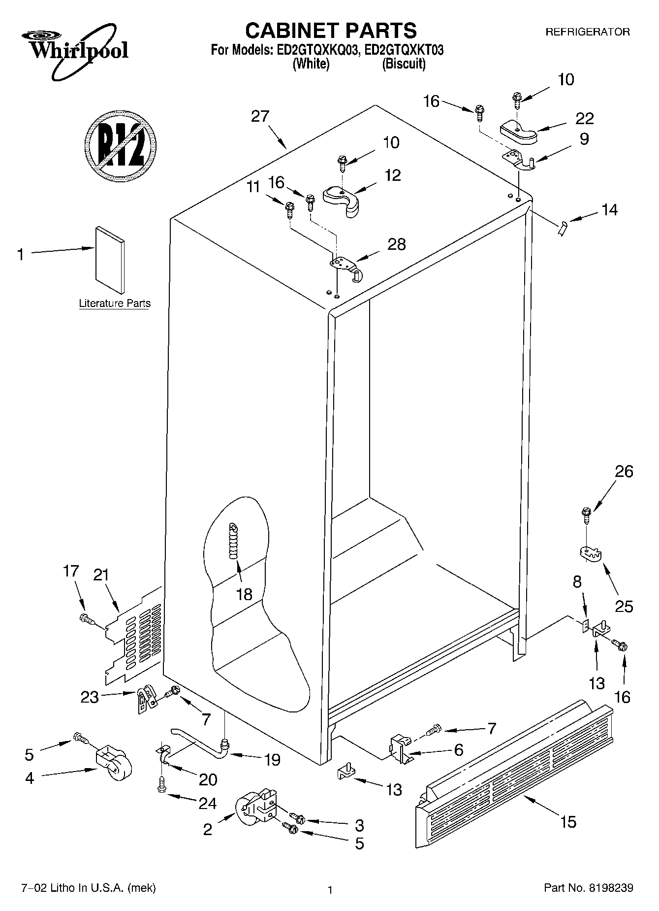 01 - CABINET, LITERATURE
