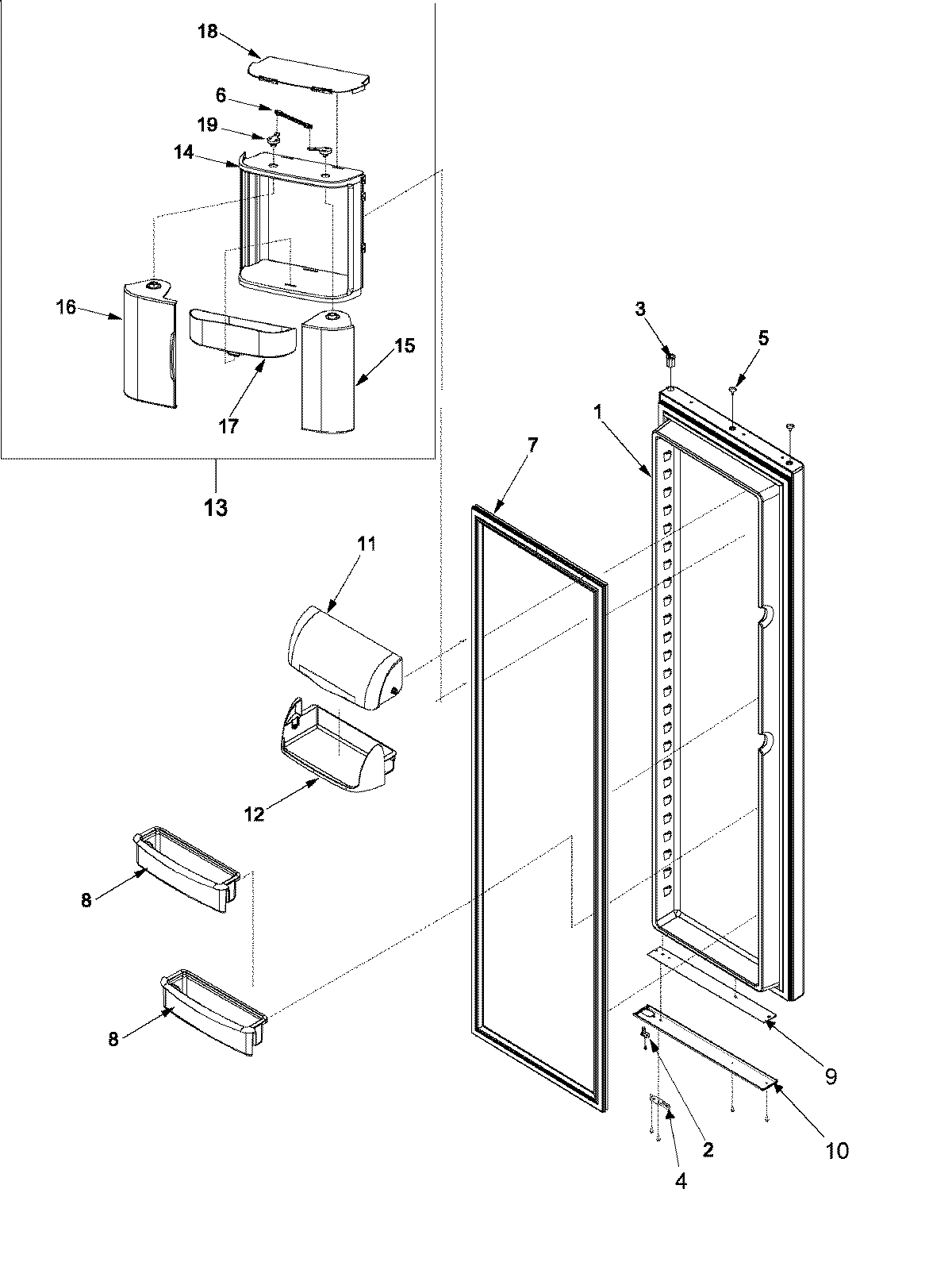 17 - REFRIGERATOR DOOR