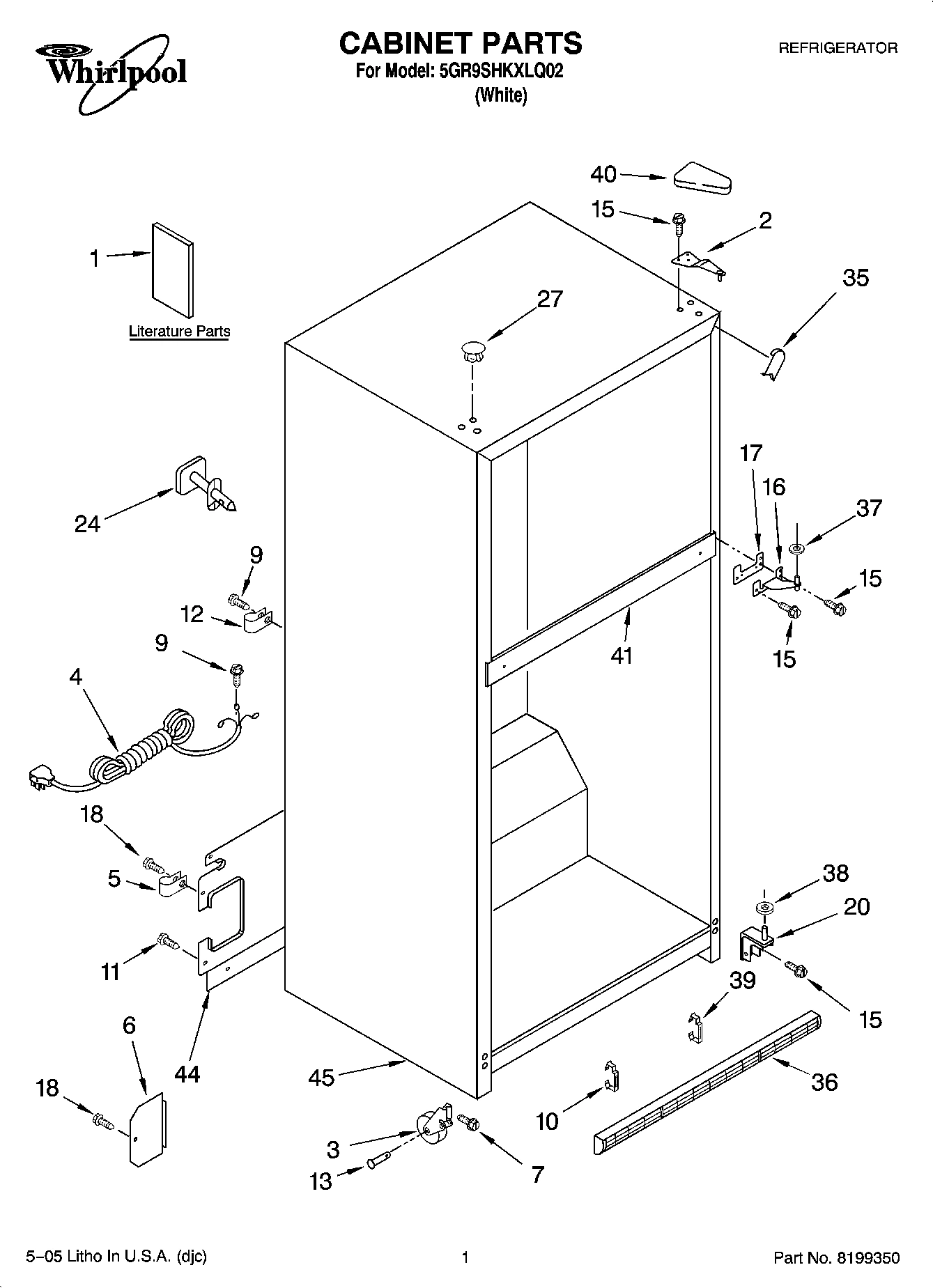 01 - CABINET PARTS