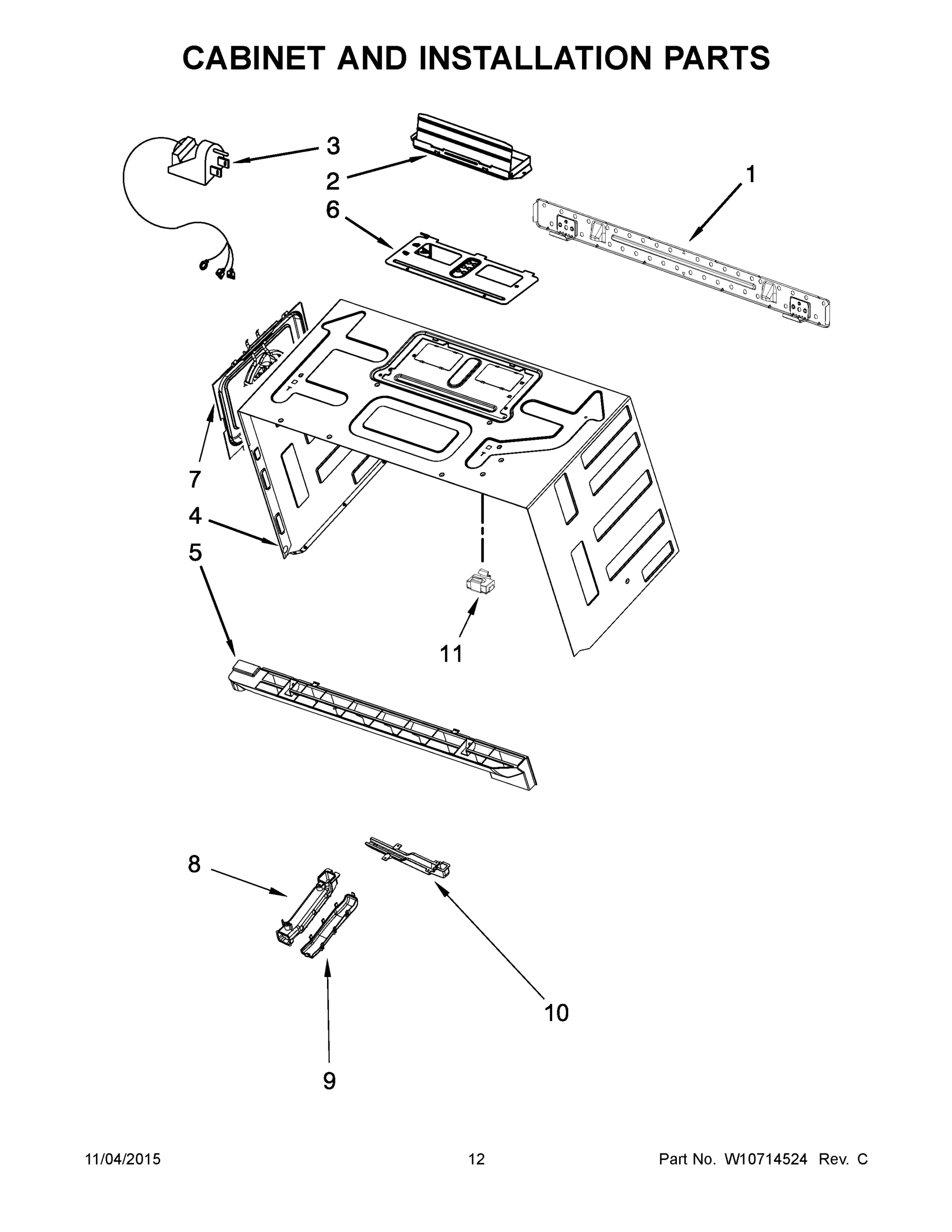 07 - CABINET AND INSTALLATION PARTS