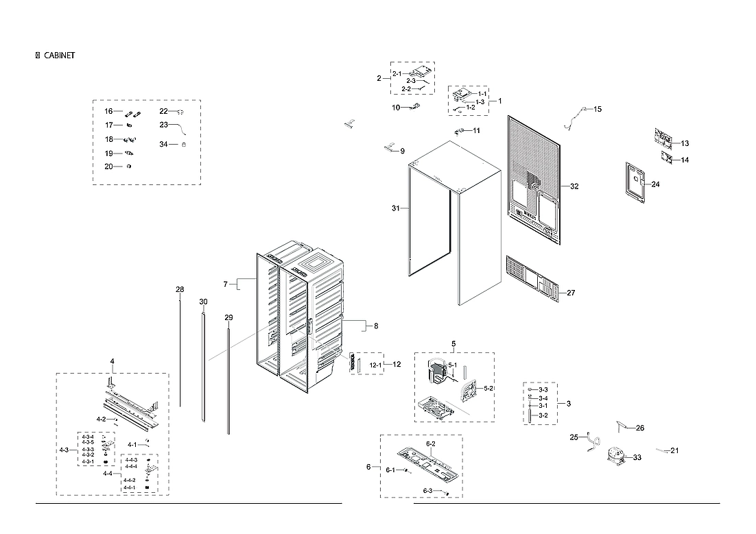 CABINET PARTS