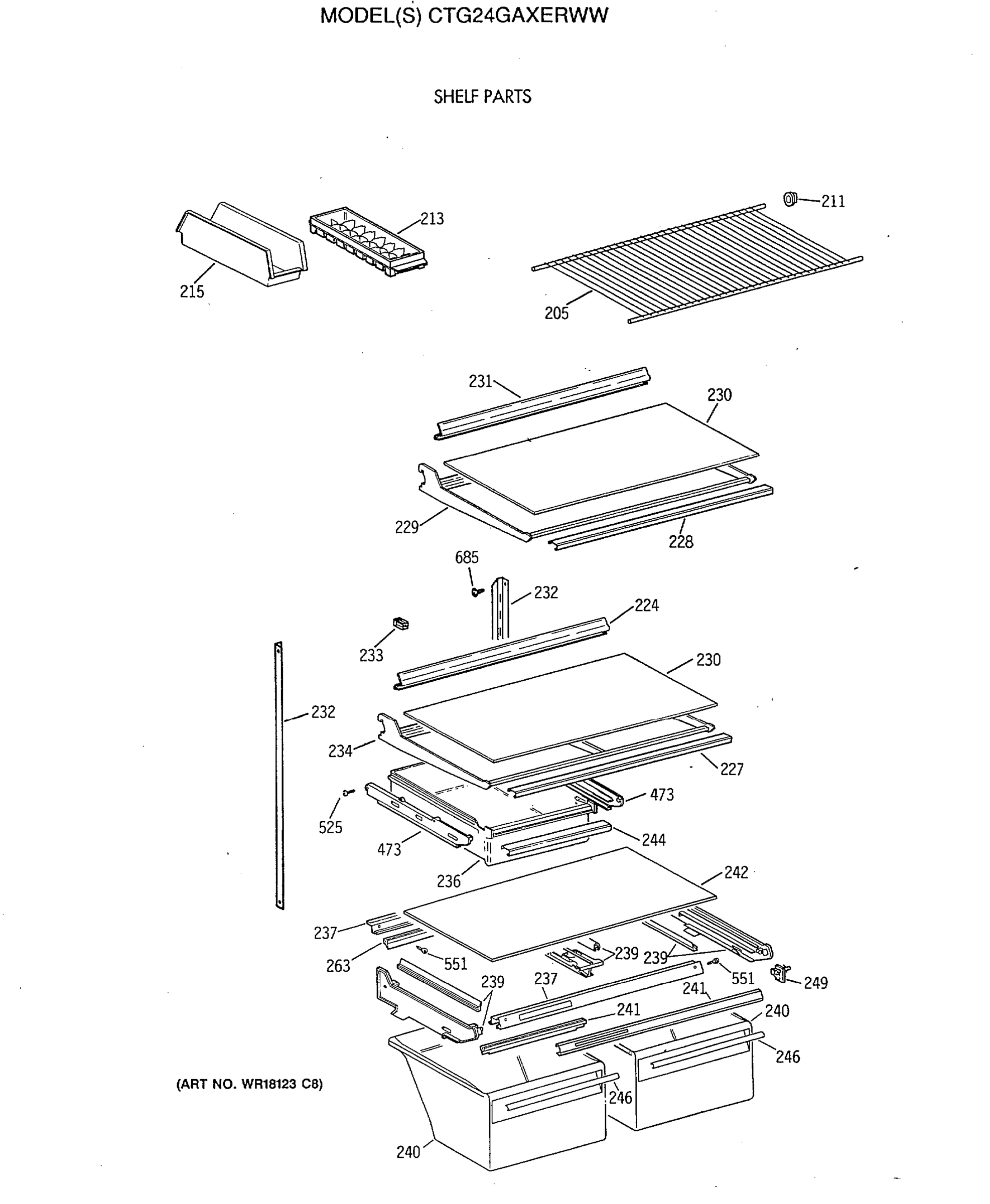SHELF PARTS