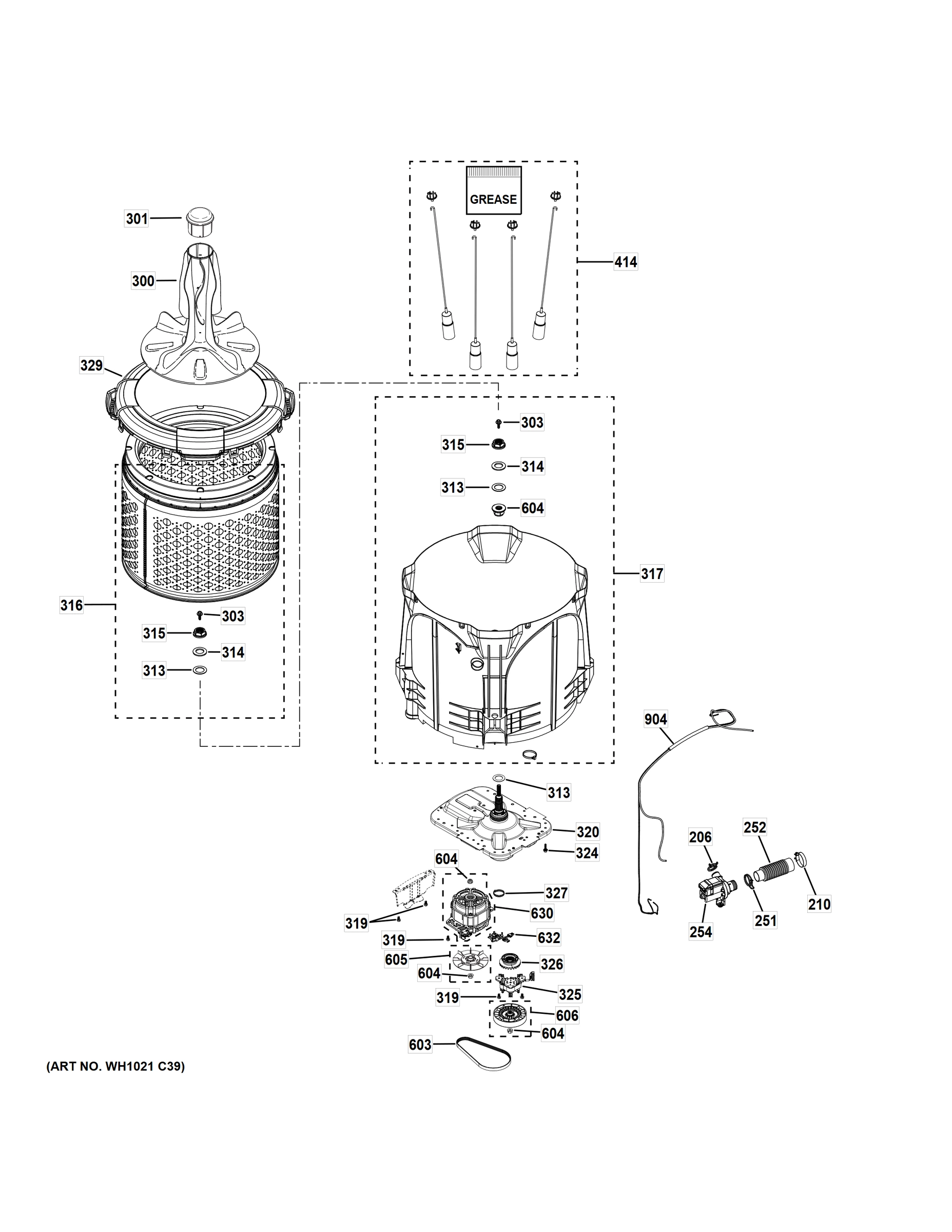 TUB & MOTOR
