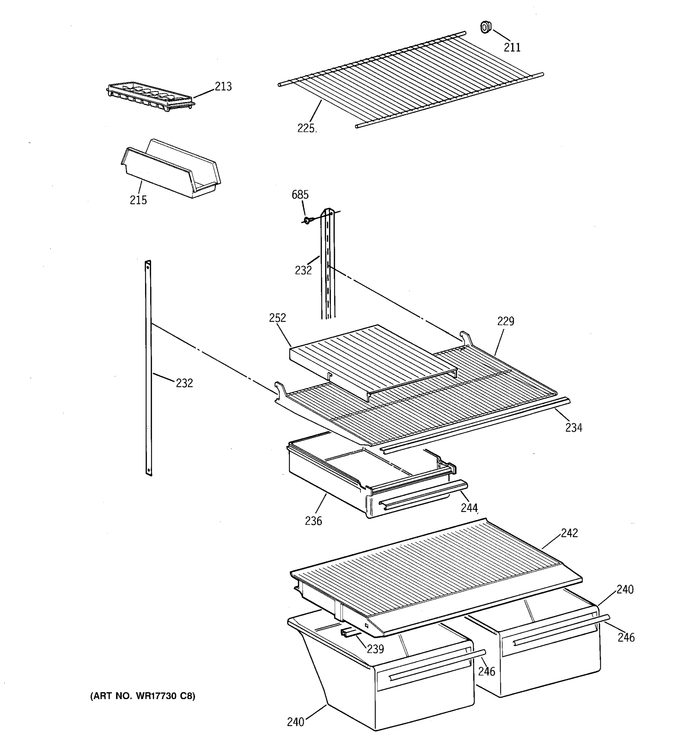 SHELF PARTS