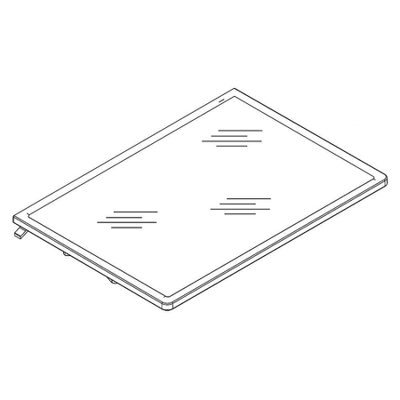 WPW10579374 Whirlpool Refrigerator Glass Shel